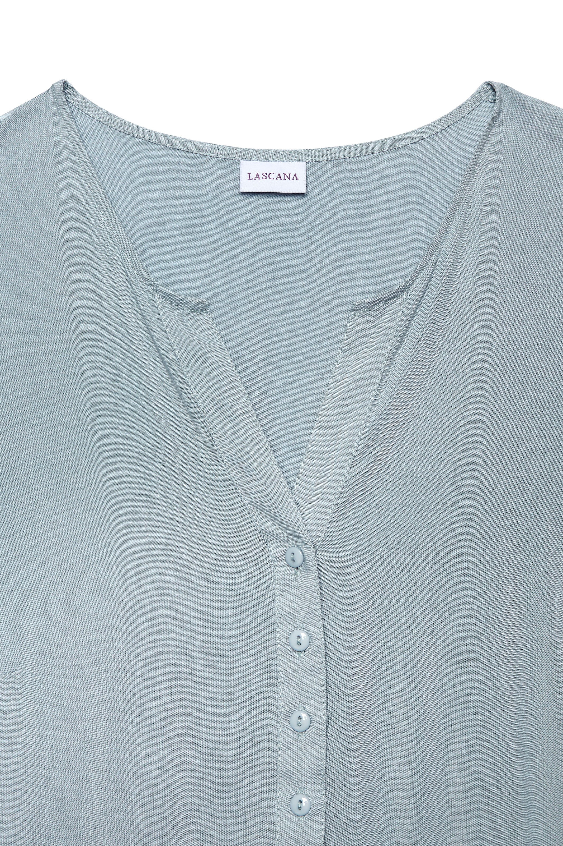 LASCANA Sommerkleid, aus gewebter Viskose, Strandkleid mit Volants, Basic