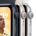 Apple Smartwatch »Apple Watch SE GPS, Aluminium, 40 mm mit Sportarmband«