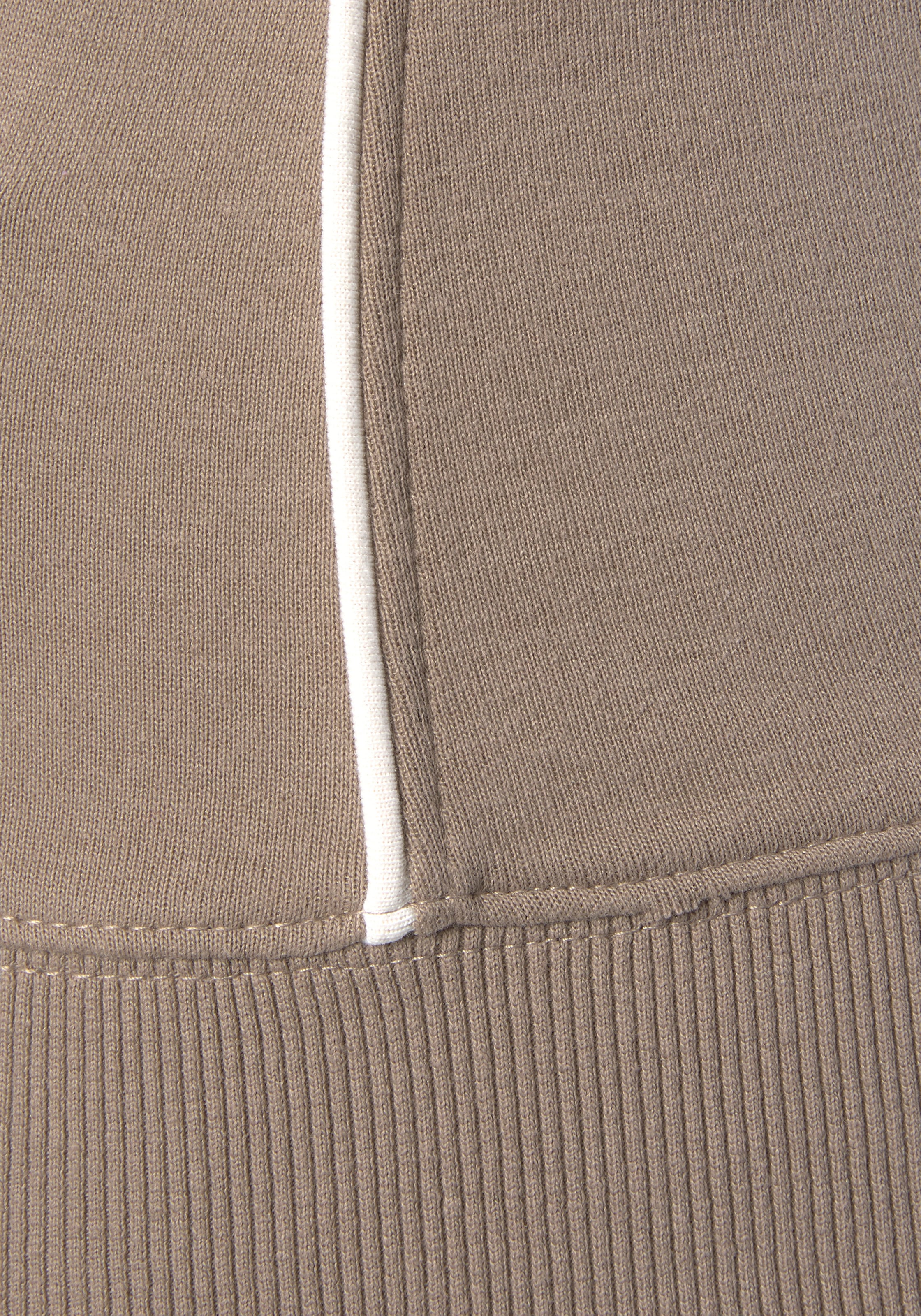 H.I.S Kapuzensweatjacke, mit seitlichem Piping und kleiner Markenstickerei, Loungeanzug