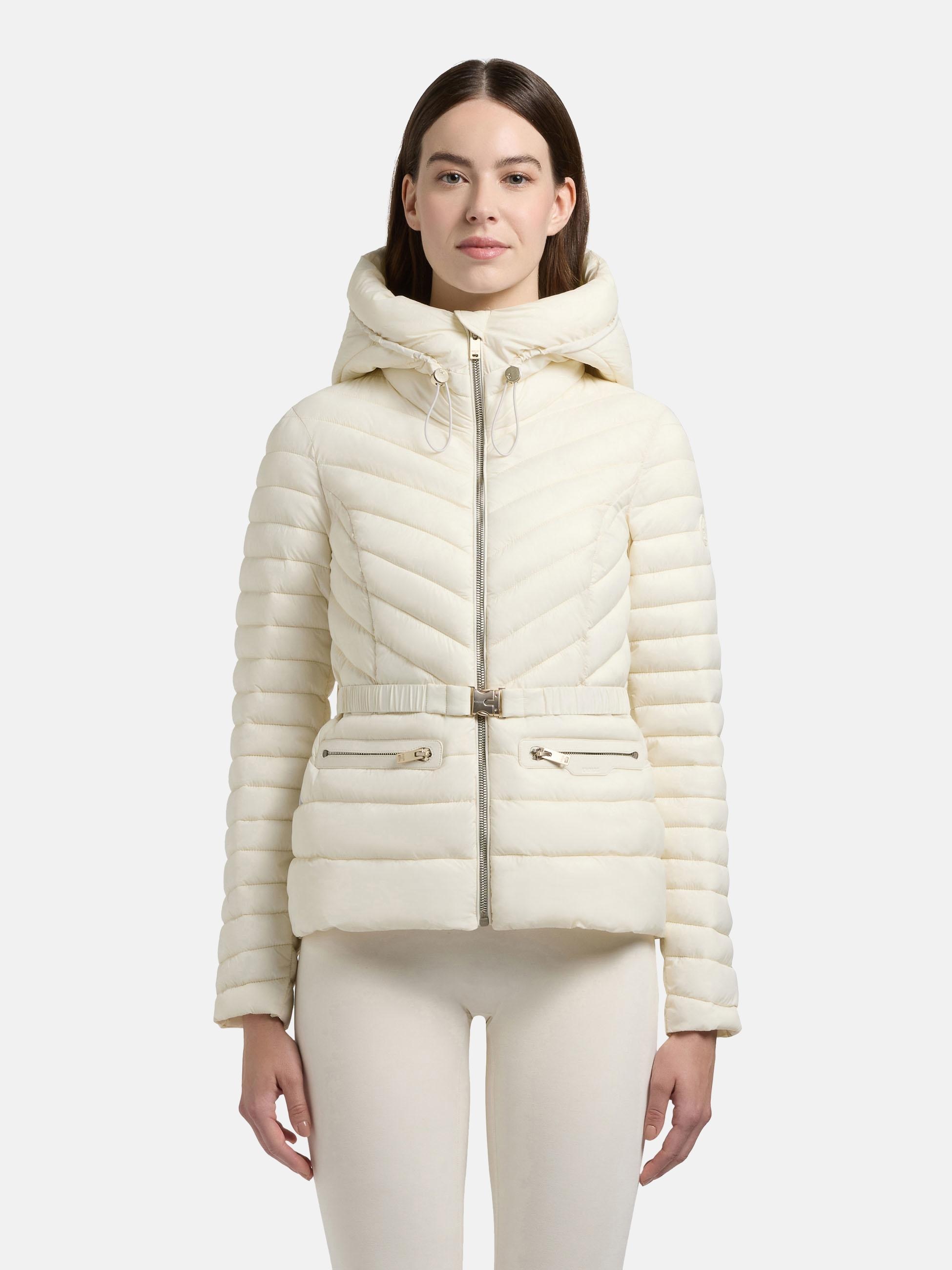 khujo Outdoorjacke »Outdoorjacke Lorella« mit Kapuze Übergangsjacke mit Kapuze und Taillengürtel