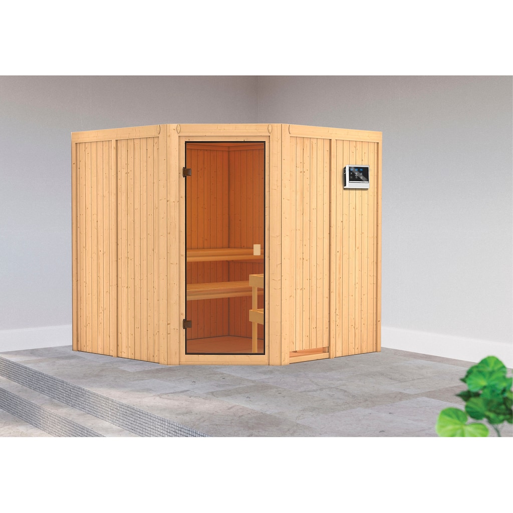 welltime Sauna »Merkur«, (Set)