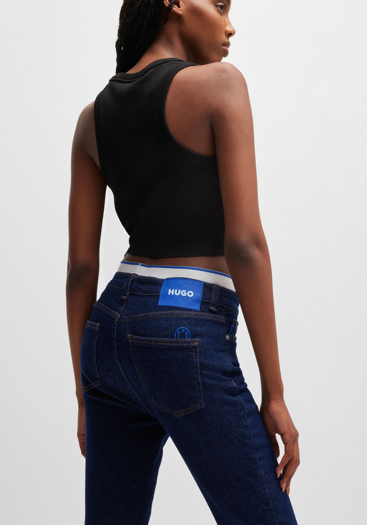 HUGO Blue Skinny-fit-Jeans »Malu«, Skinny Fit mit mittlerer Leibhöhe