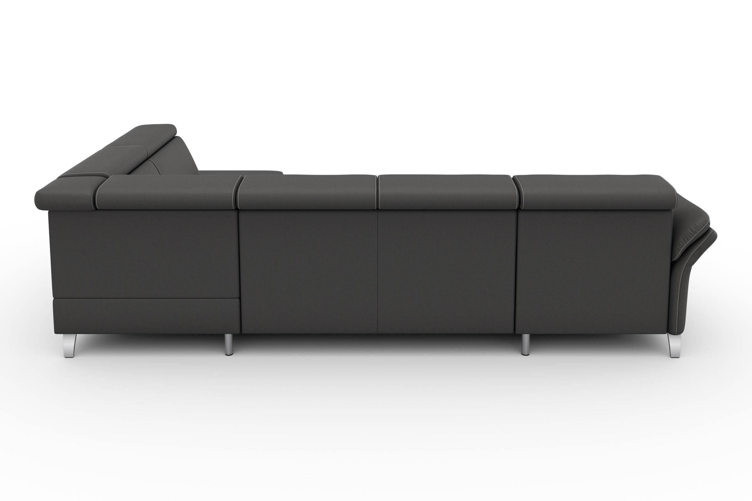 sit&more Wohnlandschaft »Vincenzo U-Form«, inklusive Kopfteilverstellung, wahlweise mit Bettfunktion, Bettkasten