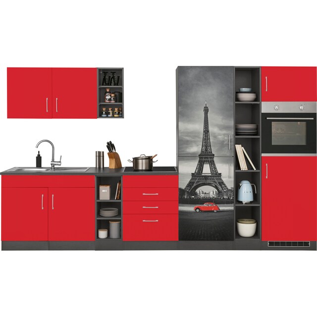 HELD MÖBEL Küchenzeile »Paris«, ohne E-Geräte, Breite 390 cm auf Rechnung  kaufen