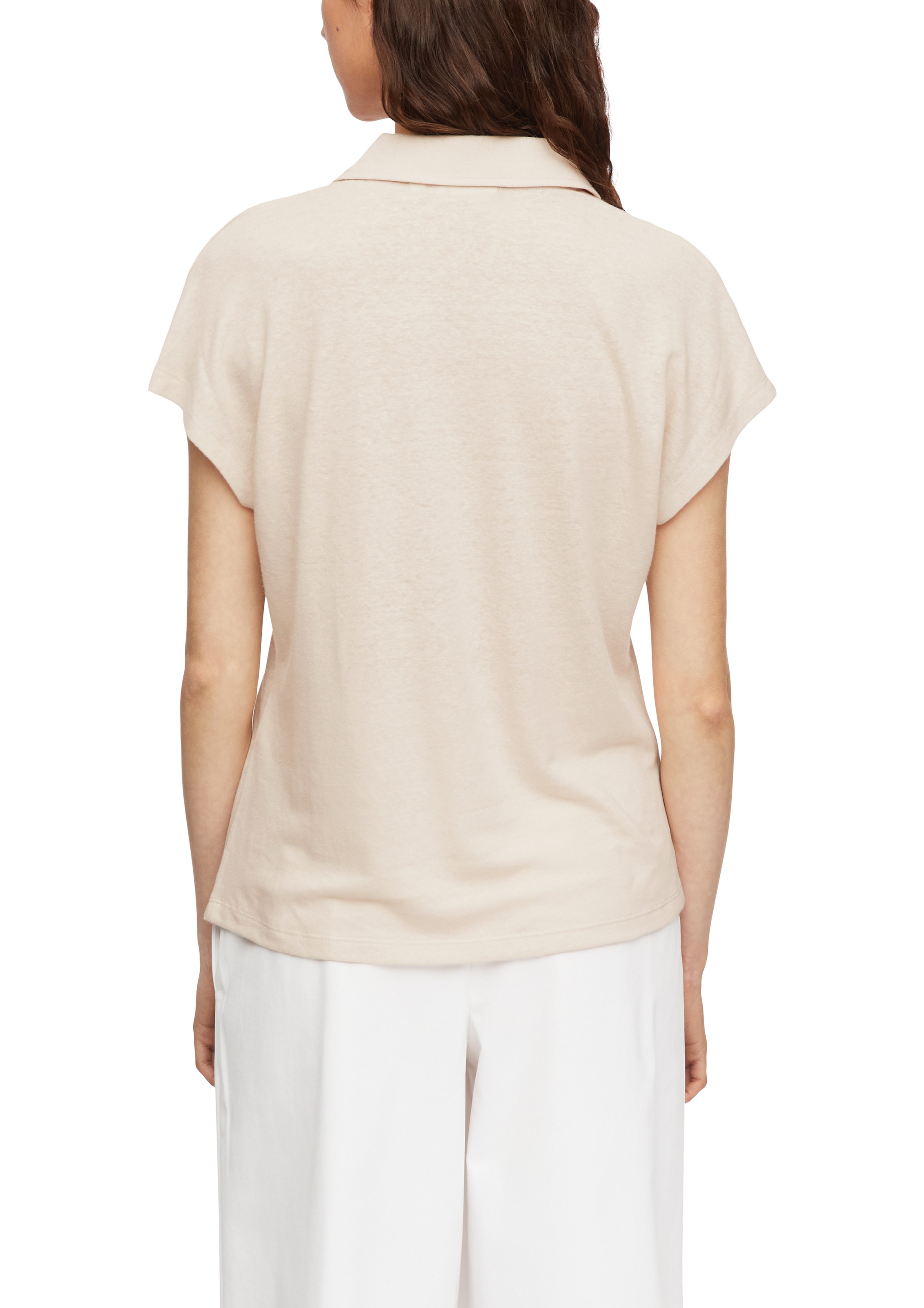Comma T-Shirt mit V-Ausschnitt