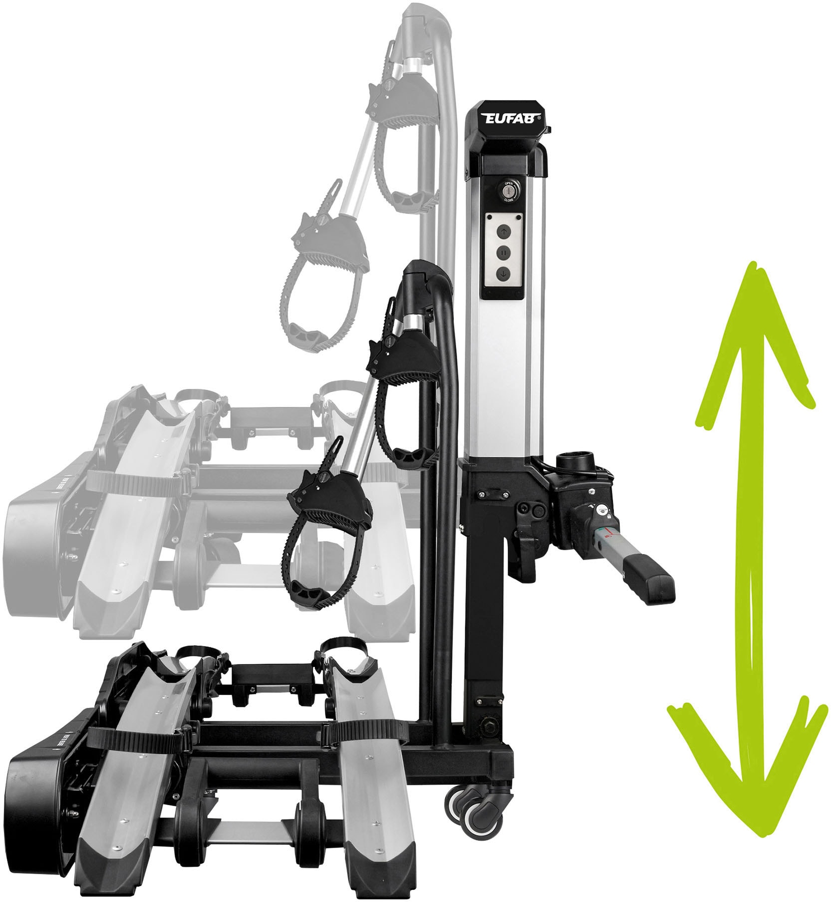 EUFAB Kupplungsfahrradträger »Fahrradträger BIKE LIFT für 2 Fahrräder« benötigt Dauerplus auf Pin 9