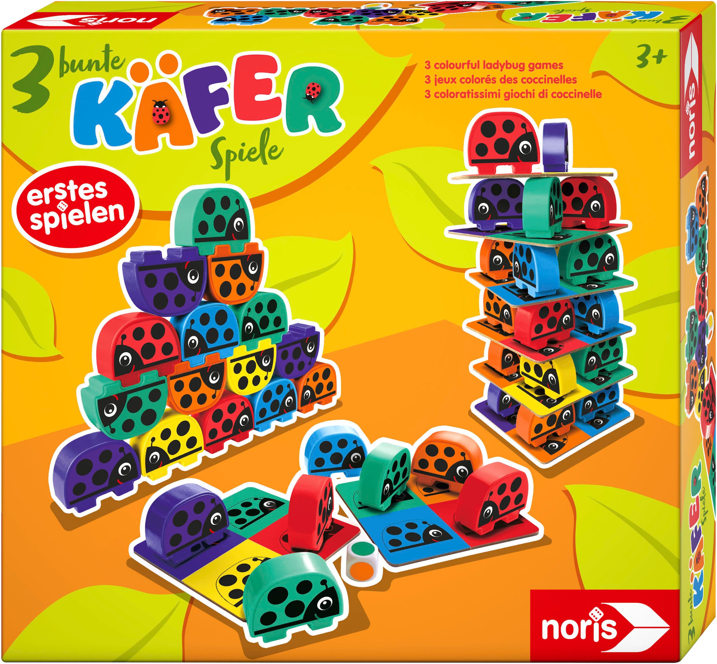 Noris Spiel »3 bunte Käferspiele«