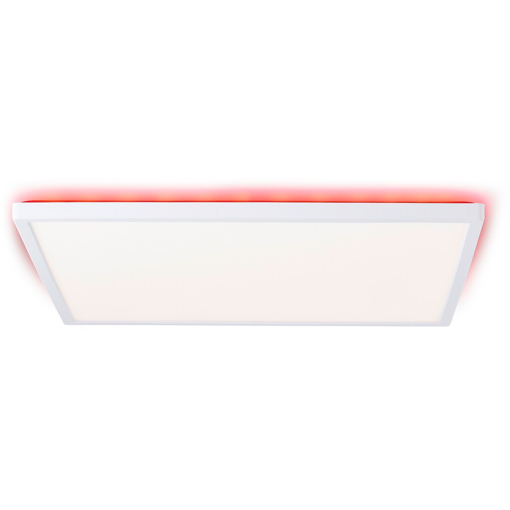 my home LED-Deckenleuchte »Nane«,  42x42cm, Hintergrundbeleuchtung mit Regenbogen-Effekt, dimmbar, Nachtlichtfunktion,  inkl. Fernbedienung
