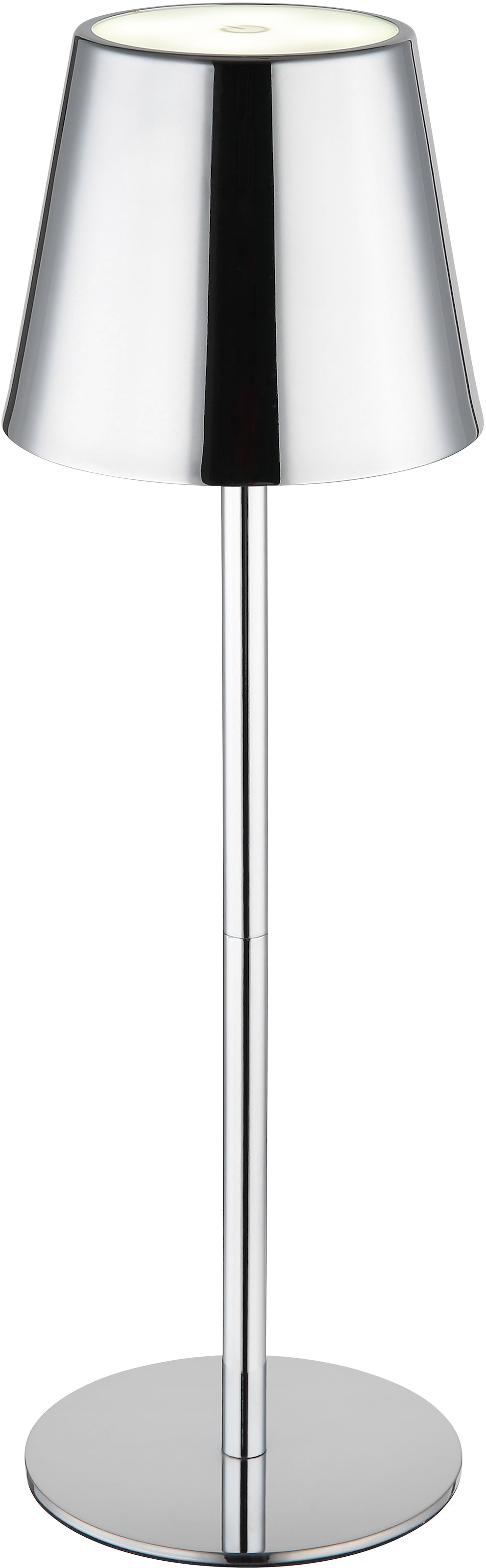 OTTO home LED Tischleuchte »Alennia Akkuleuchte inkl. Flaschenaufsatz« LED-Modul 1 Stk. warmweiß - kaltweiß stufenloser Touchdimmer, Farben fixierbar, USB-C, Akkulampe, CCT