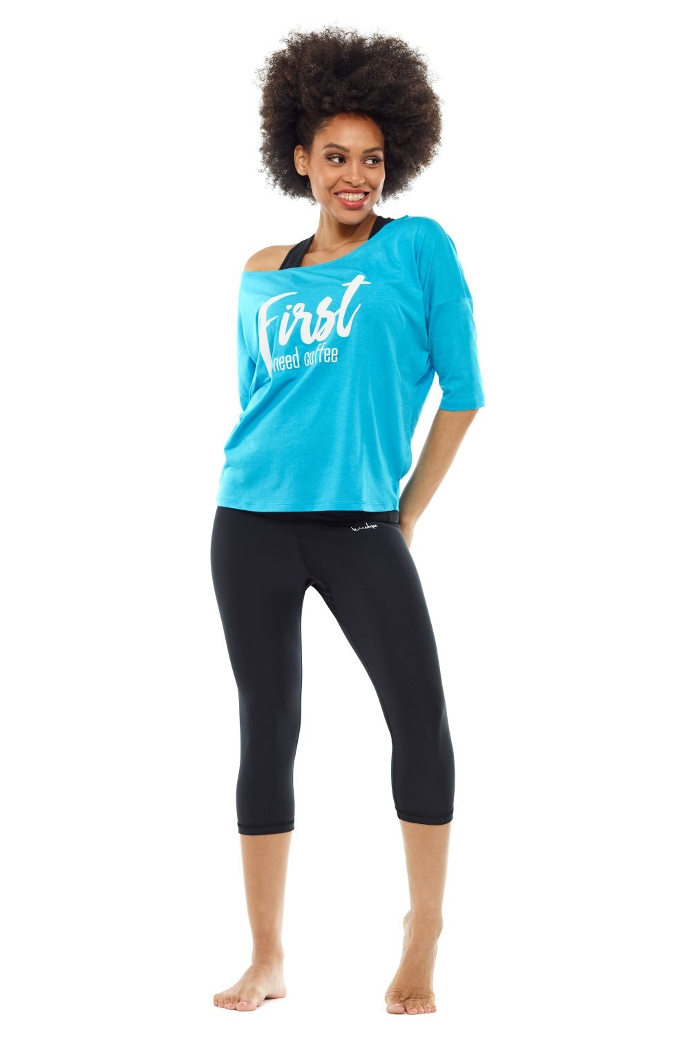 Winshape Leggings »Functional Power Shape 3/4-Tights HWL202«, High Waist mit Bauch-Weg-Effekt