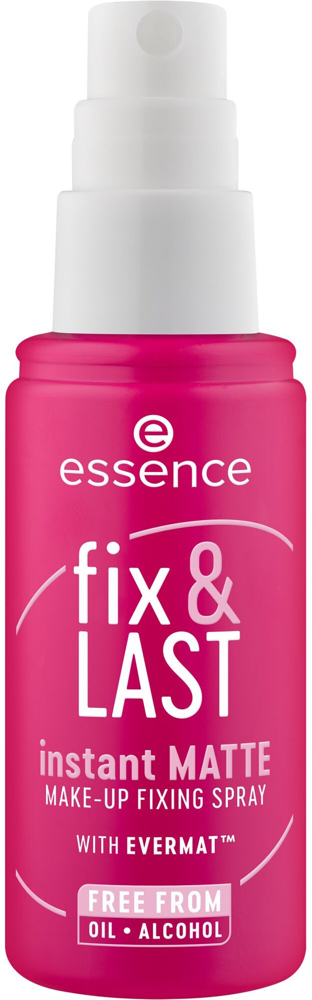 Essence Fixierspray »fix & LAST instant MATTE MAKE-UP FIXING SPRAY«, (Set, 3 tlg.), Neuer Sprühkopf für gleichmäßige Anwendung und mattes Finish!
