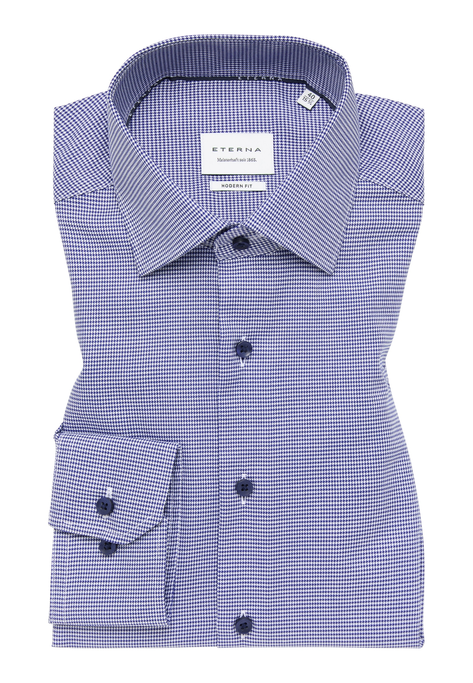 Eterna Langarmhemd »MODERN FIT« NON IRON (bügelfrei)