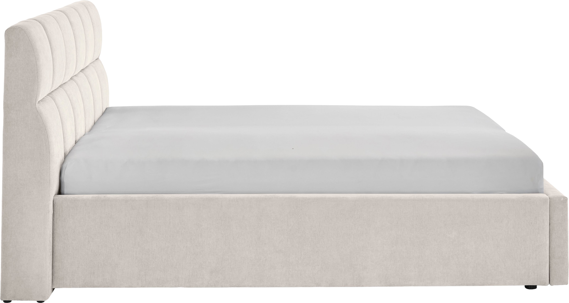 meise.möbel Polsterbett »Canyon, Breite 180cm, erhältlich in grau oder beige« inkl. Schubkasten im Fußteil - ideal als Hundebett nutzbar