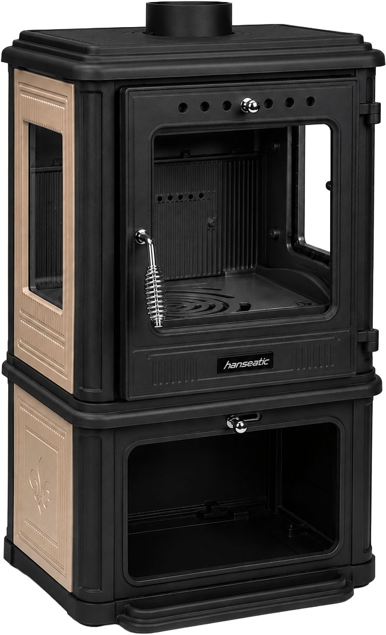Hanseatic Kaminofen »Mars Beige« Großer Feuerraum