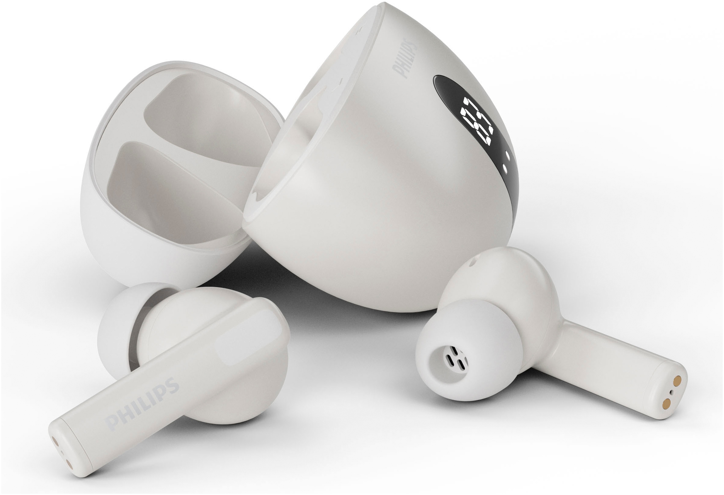 Philips wireless In-Ear-Kopfhörer »TAT 2520«, Bluetooth, Adaptive Noise-Cancelling-Freisprechfunktion-Multi-Point-Verbindung-Rauschunterdrückung-Sprachsteuerung-kompatibel mit Siri