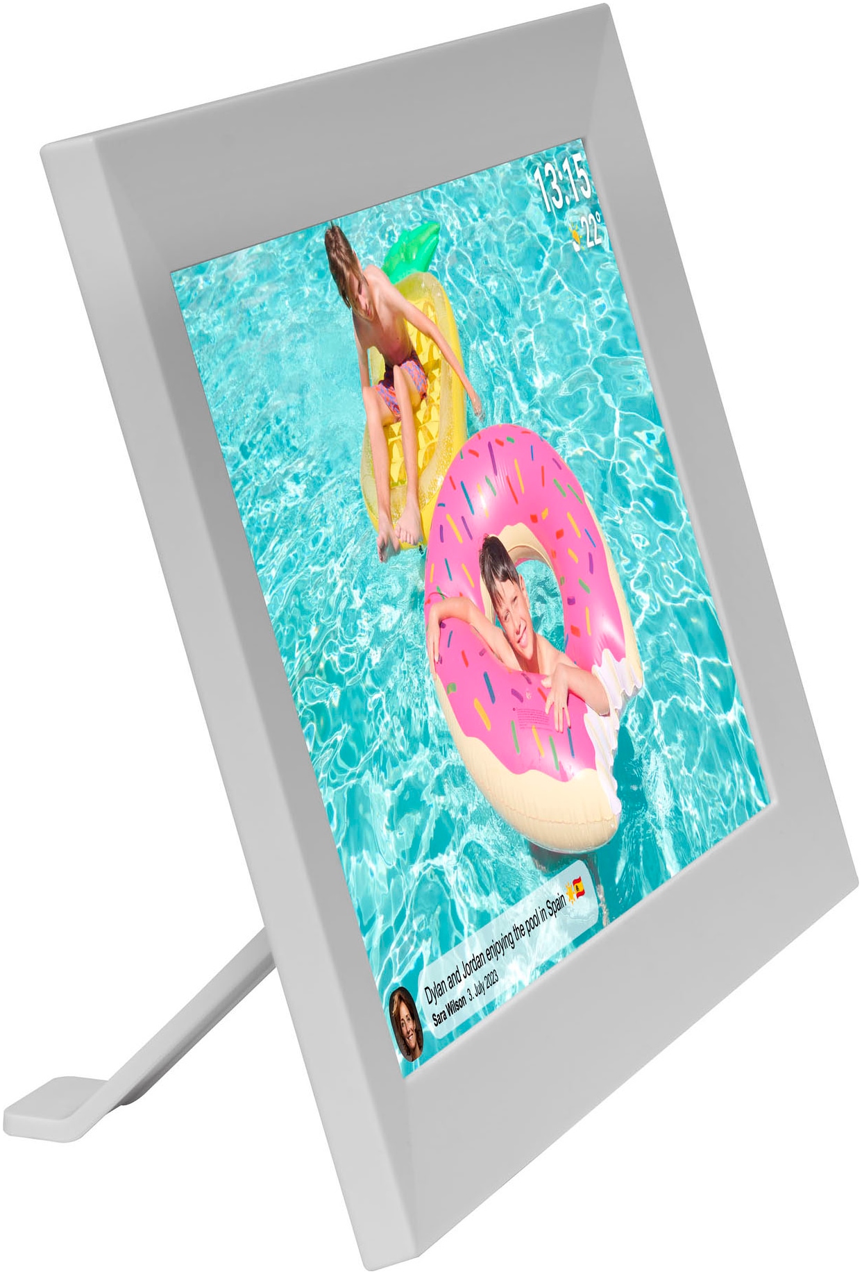 Denver Digitaler Bilderrahmen »PFF-1024 FRAMEO 10.1 Zoll«, 25,65 cm/10,1 Zoll, 800 x 1280 px Pixel, 16 GB