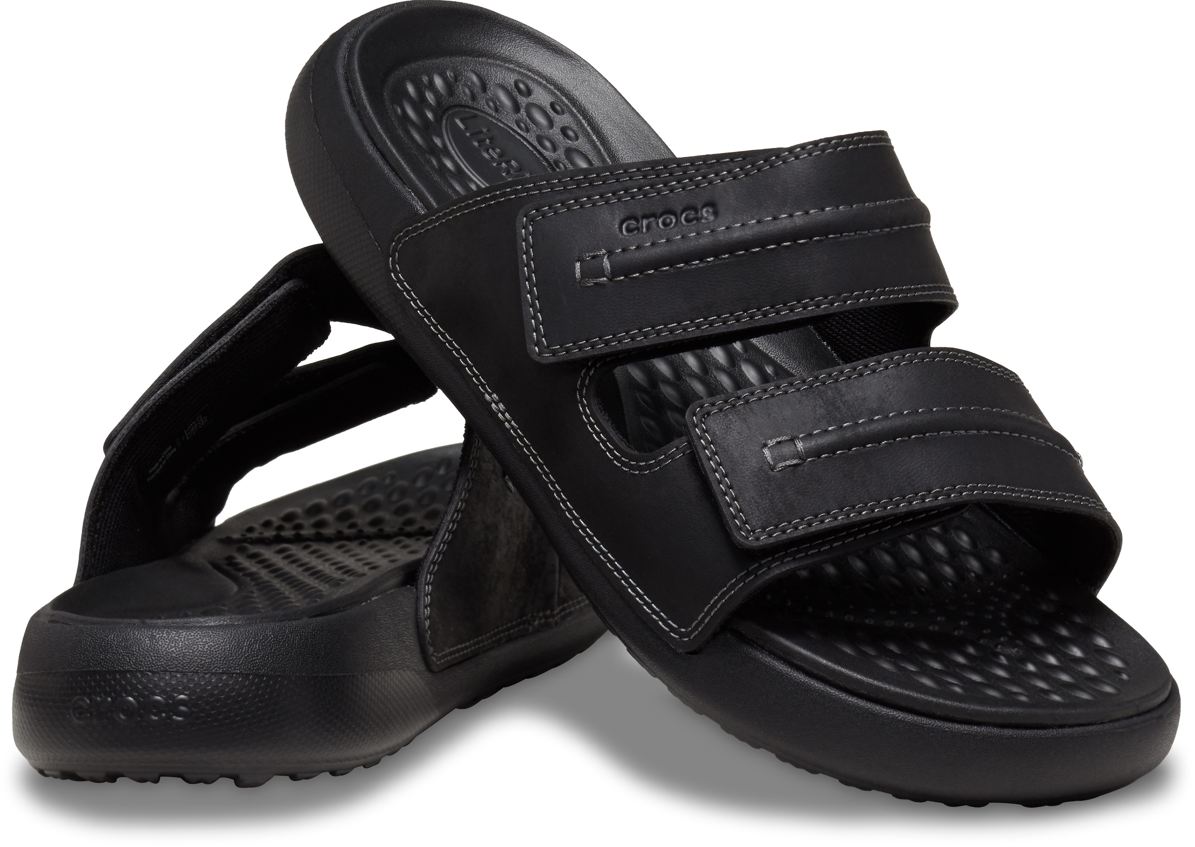 Crocs Badepantolette »Yukon Vista 2«, Sommerschuh, Poolslides, Schlappen, mit Klettverschluss