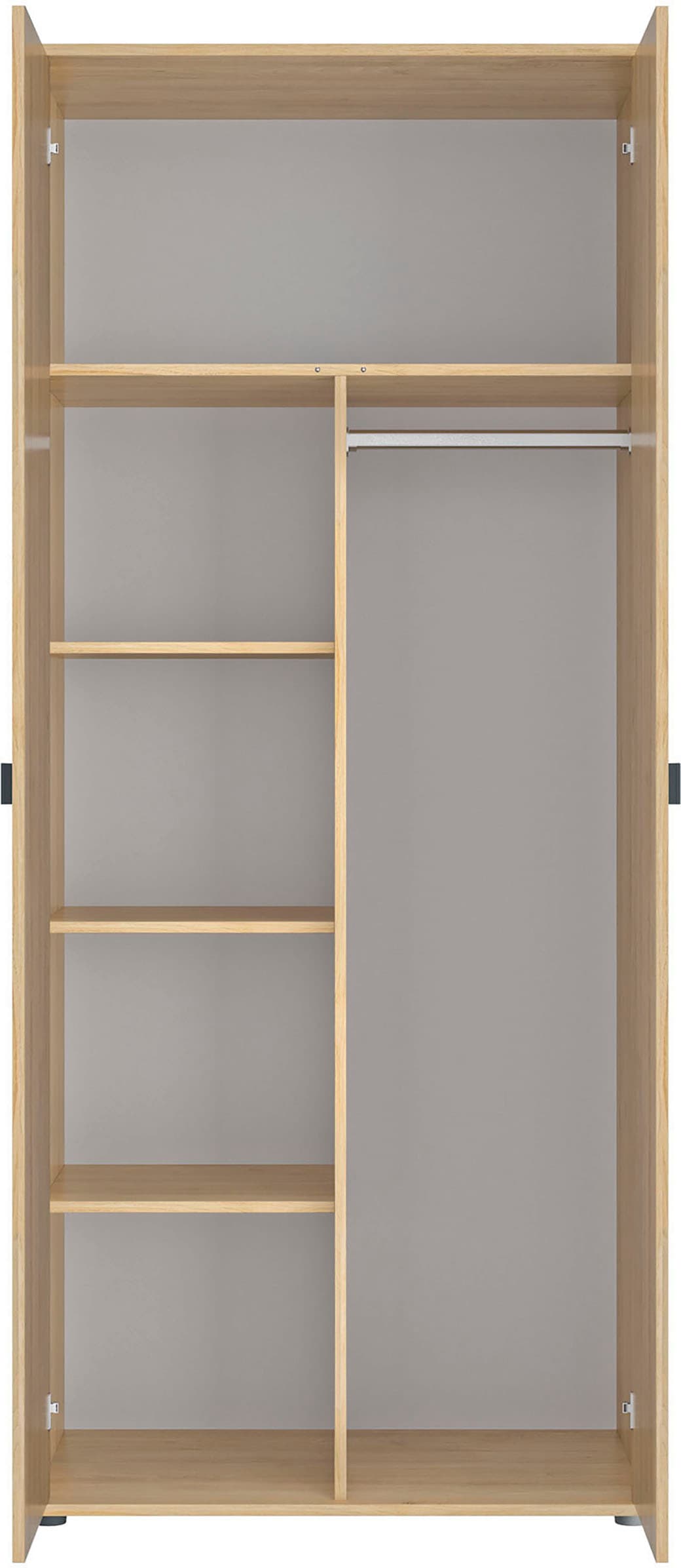 Gami Kleiderschrank »2-türiger Kleiderschrank«, ein einfaches und funktionales, gut eingerichtetes Schrank