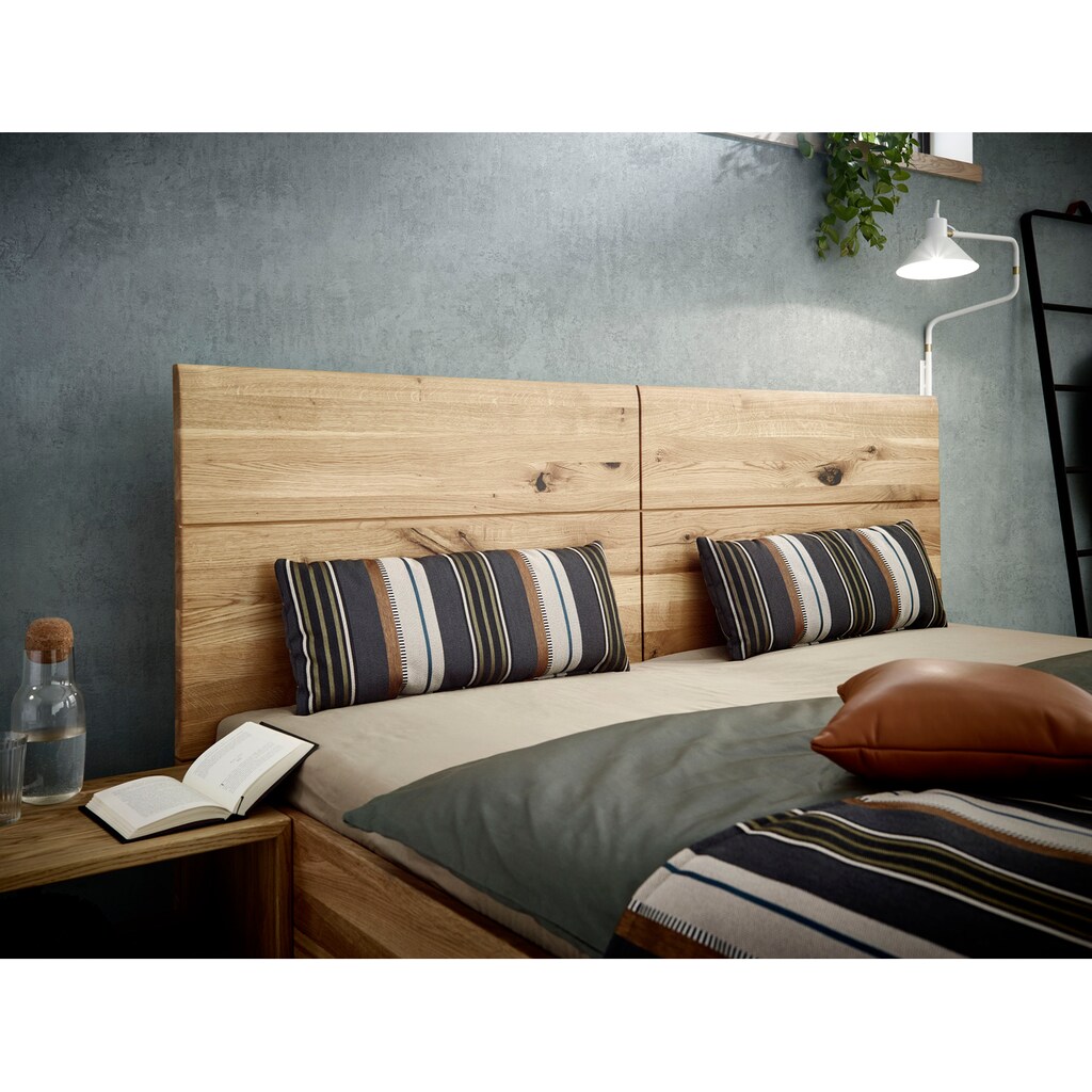 ADA premium Massivholzbett »Gisele«, inkl. Nachtkonsolen, wahlweise mit Matratze und Lattenrost