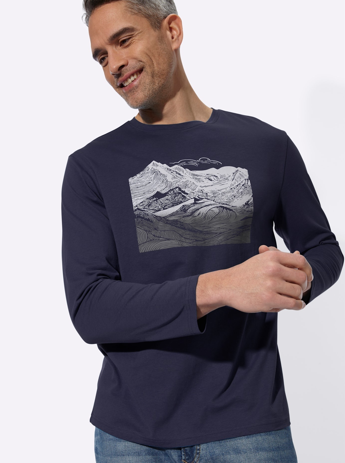 Classic Langarmshirt »Freizeitshirt« 1