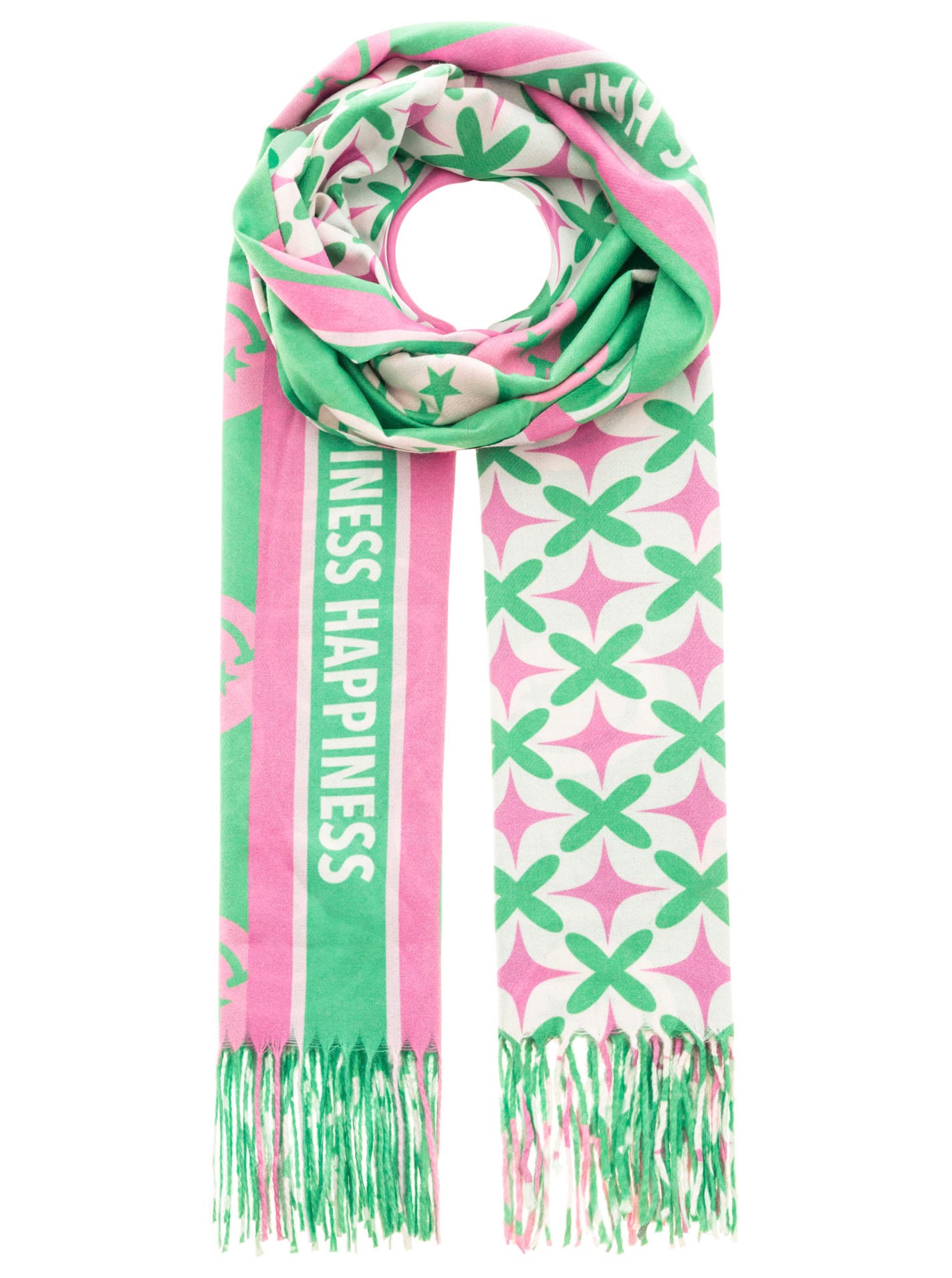 Zwillingsherz Schal »"Love & More"« stylischer Schal mit Schriftzug