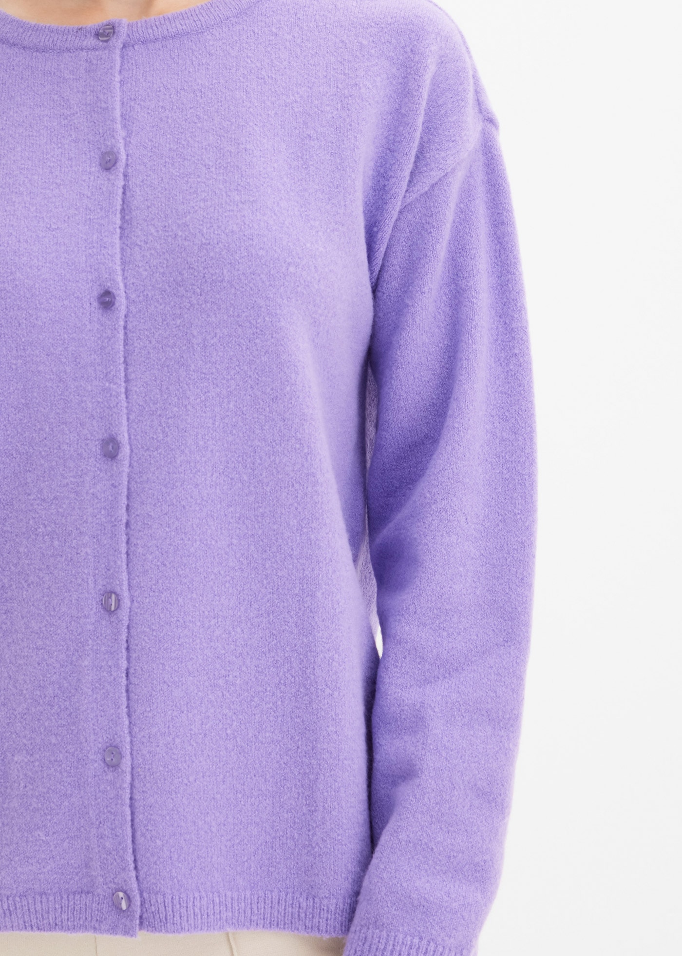 bonprix Strickjacke »Feinstrickjacke« lässig geschnittene Passform, Feinstrick, eleganter Stil