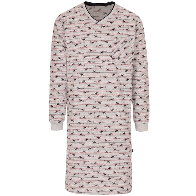 Trigema Pyjama »TRIGEMA Nachthemd mit Elch-Motiven« bei ♕
