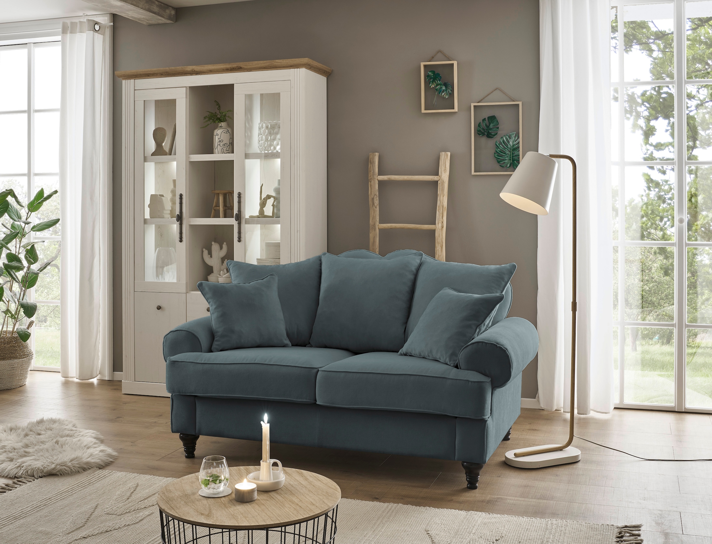 Home affaire 2-Sitzer »WESTMINSTER«, mit Federkern-Polsterung