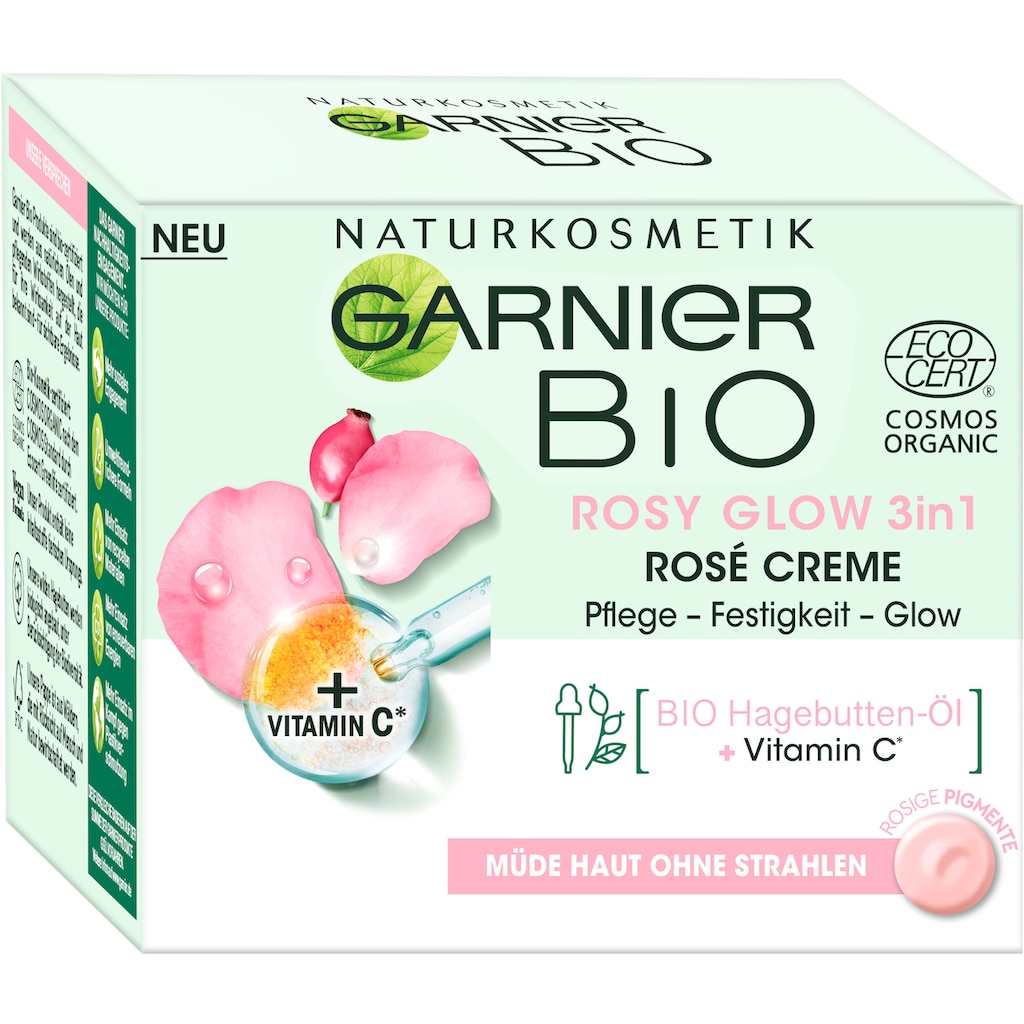 GARNIER Feuchtigkeitscreme »Rosy Glow 3in1 Rosé«