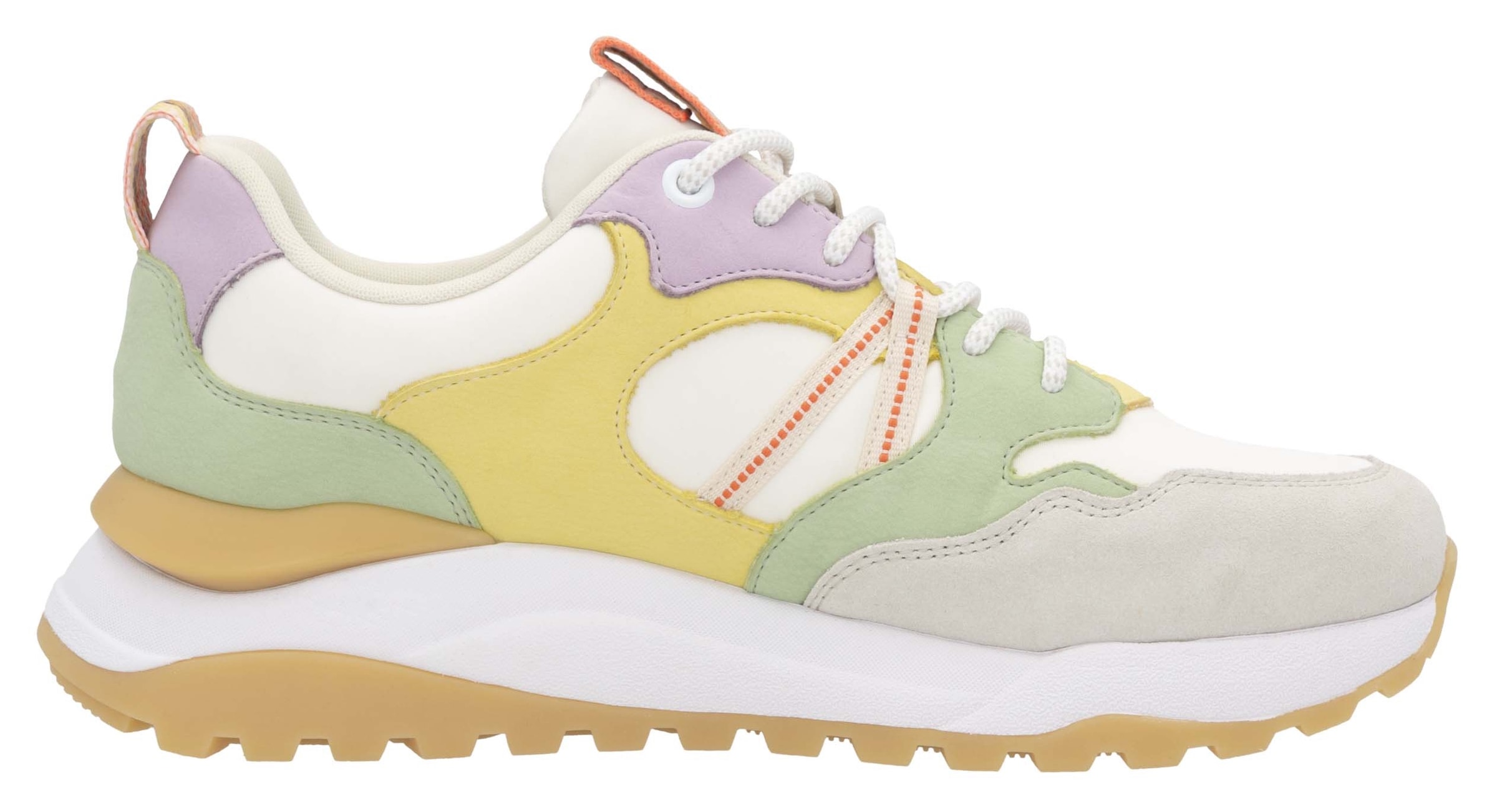 RIEKER Sport Keilsneaker »Bel Air«, Freizeitschuh, Halbschuh, Schnürschuh mit herausnehmbarem Fußbett