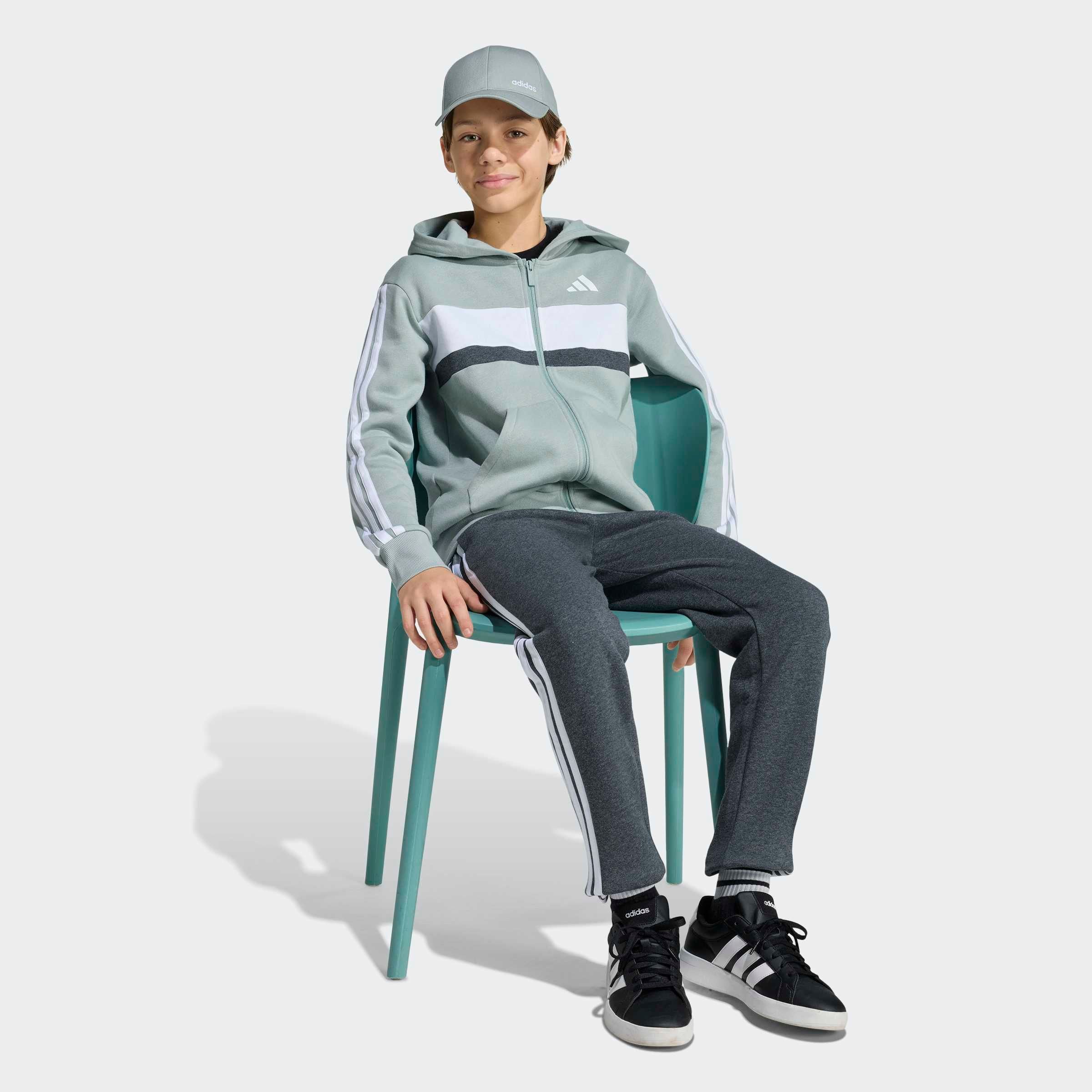 adidas Sportswear Trainingsanzug »SEASONAL ESSENTIALS TIBERIO 3-STREIFEN KIDS« 2 tlg.