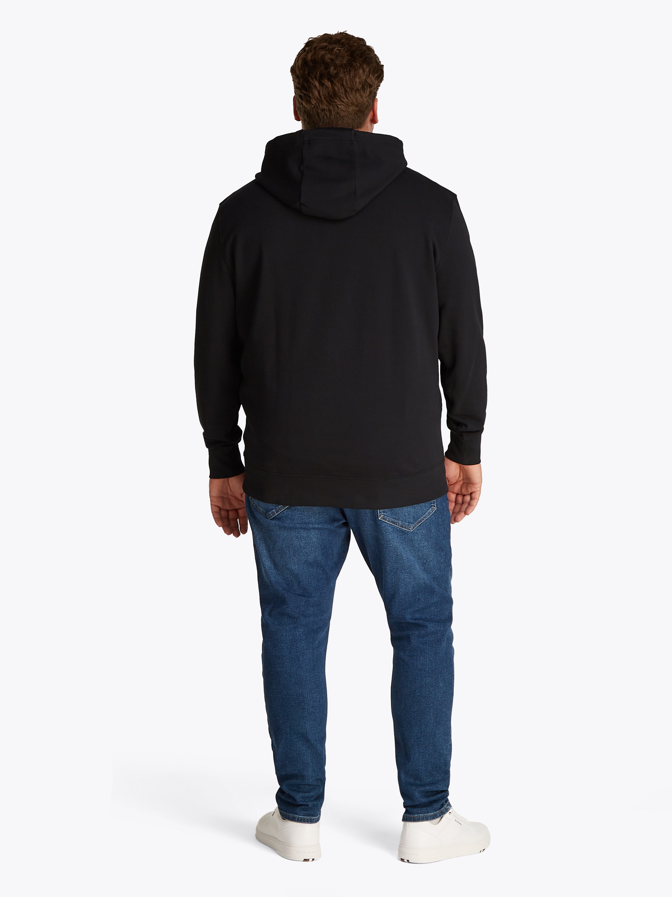Tommy Hilfiger Big & Tall Kapuzensweatshirt »BT-HILFIGER CENTER STACK HOODY-B«, Große Größen
