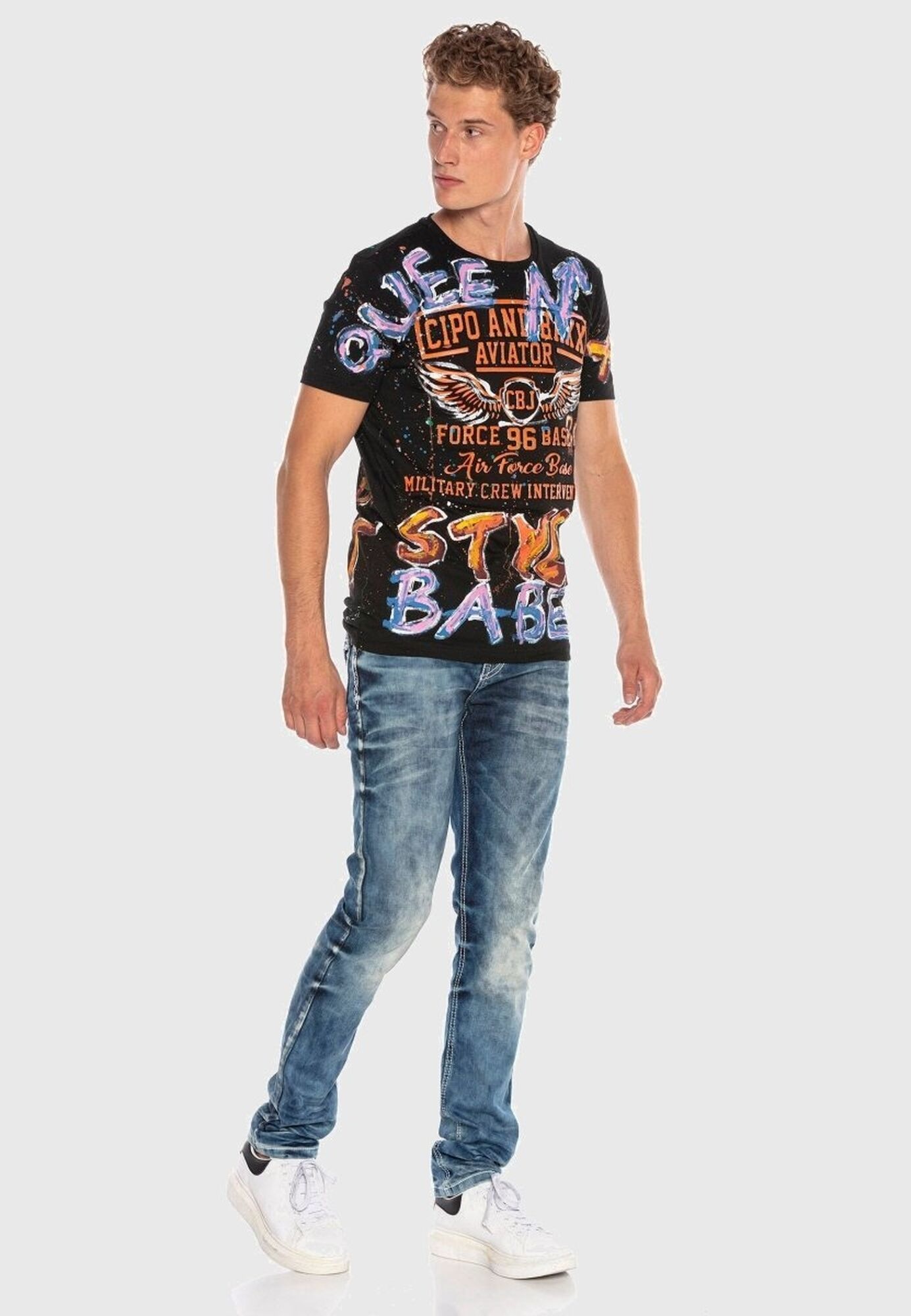 Cipo & Baxx 5-Pocket-Jeans »Cipo & Baxx Jeans« in Regular-Fit