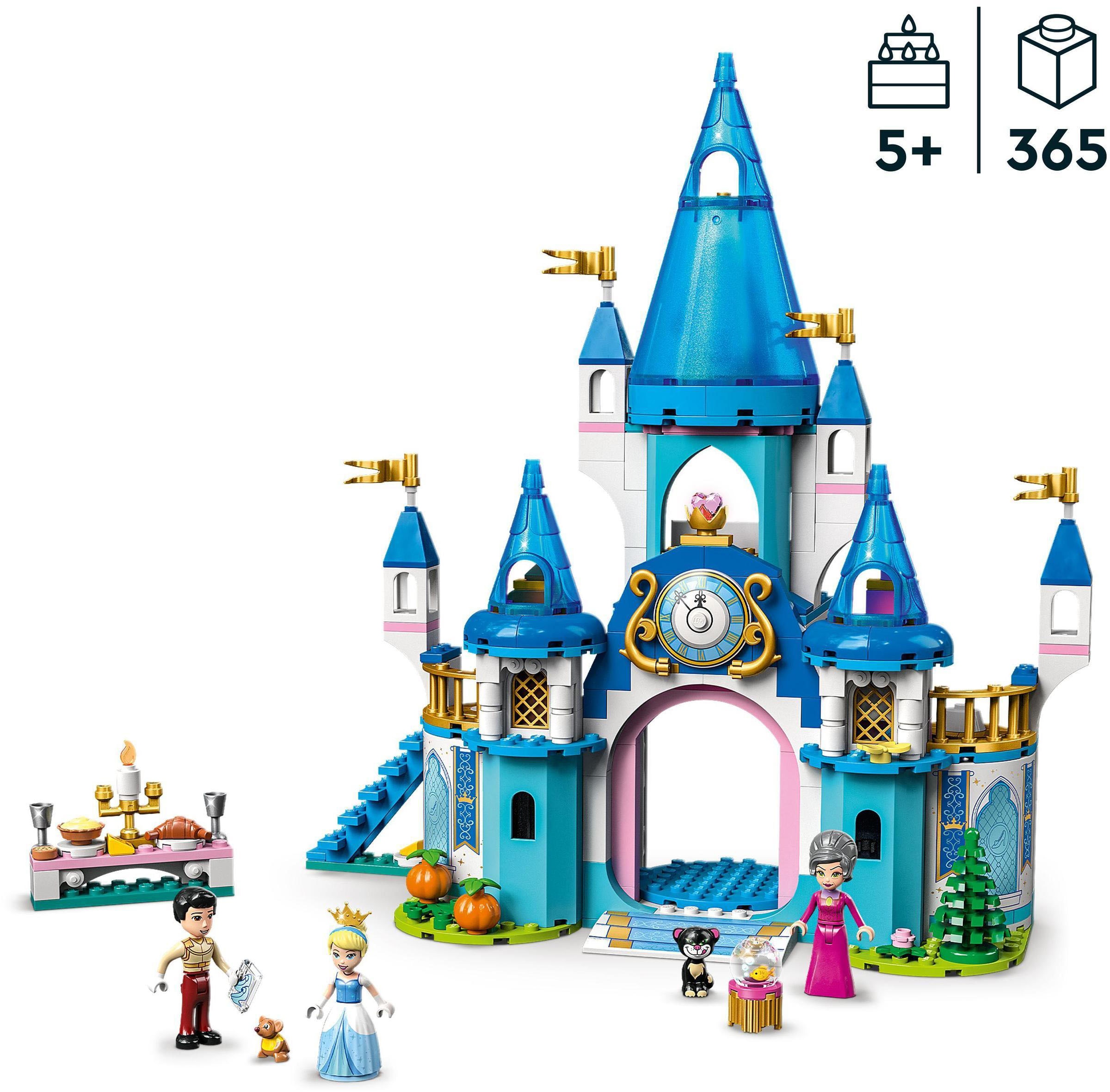 LEGO® Konstruktionsspielsteine »Cinderellas Schloss (43206), LEGO® Disney Princess«, (365 St.), Made in Europe