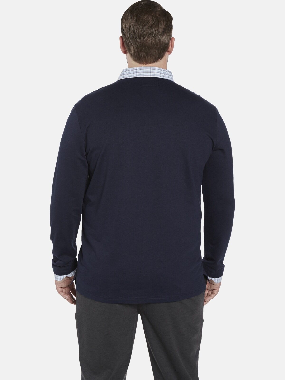 Charles Colby Sweatshirt »Sweatshirt EARL BALIN«, (1 tlg.), mit karierten Details