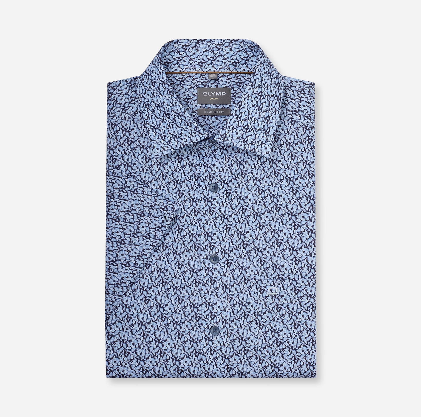 OLYMP Kurzarmhemd »Luxor« Businesshemd, comfort fit, New-Kentkragen
