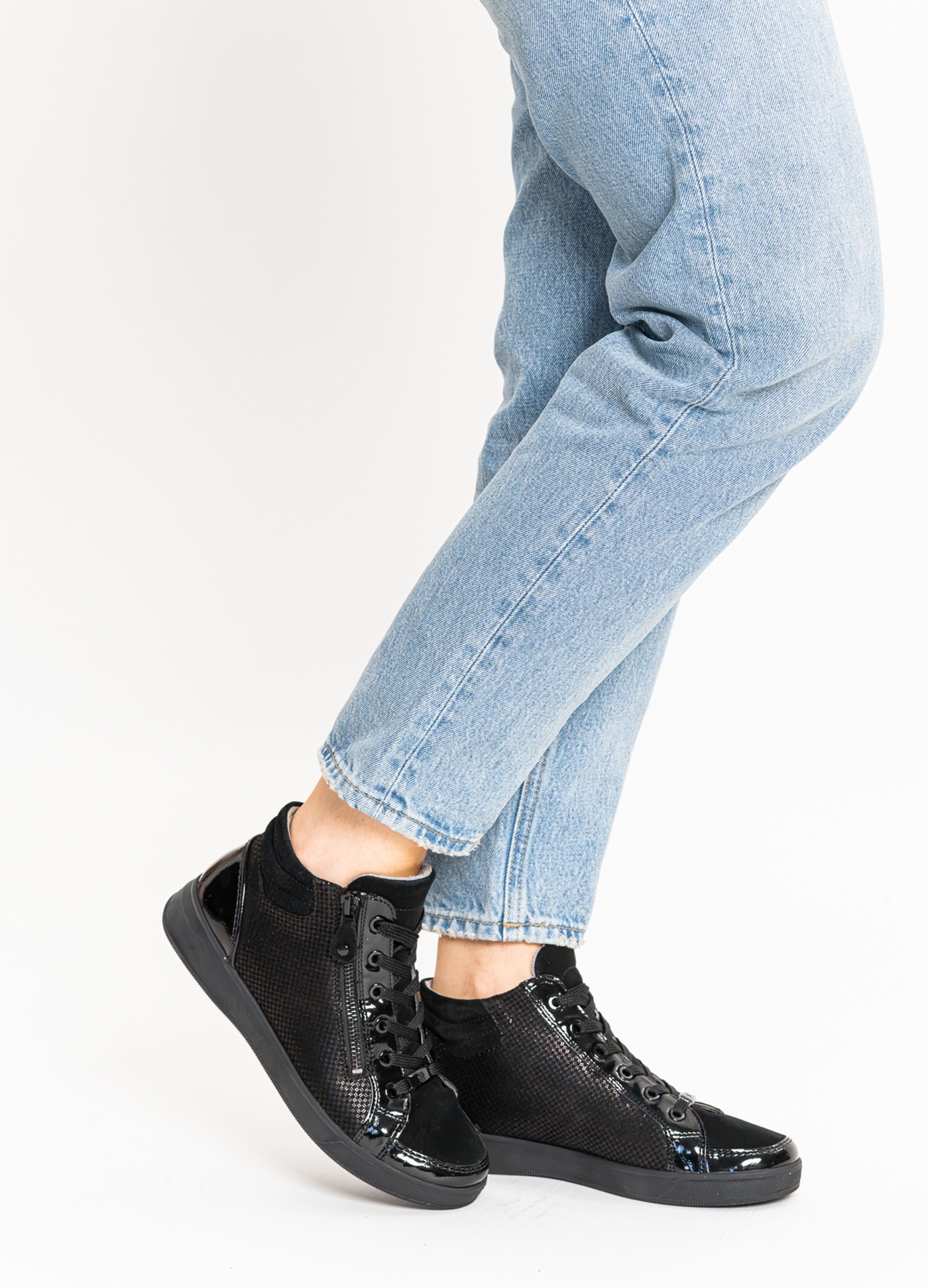 Ara Sneakerboots »ROM«  Hightop Sneaker, Schnürboots in Bequemweite G (= weit)