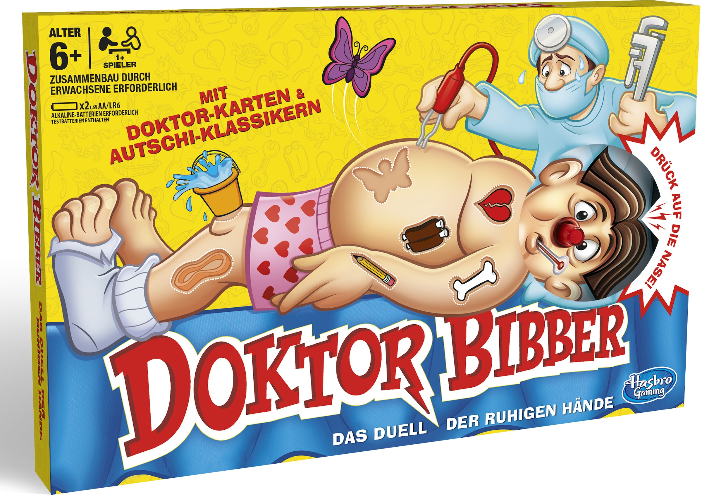 Hasbro Spiel »Hasbro Gaming, Doktor Bibber«, Made in Europe