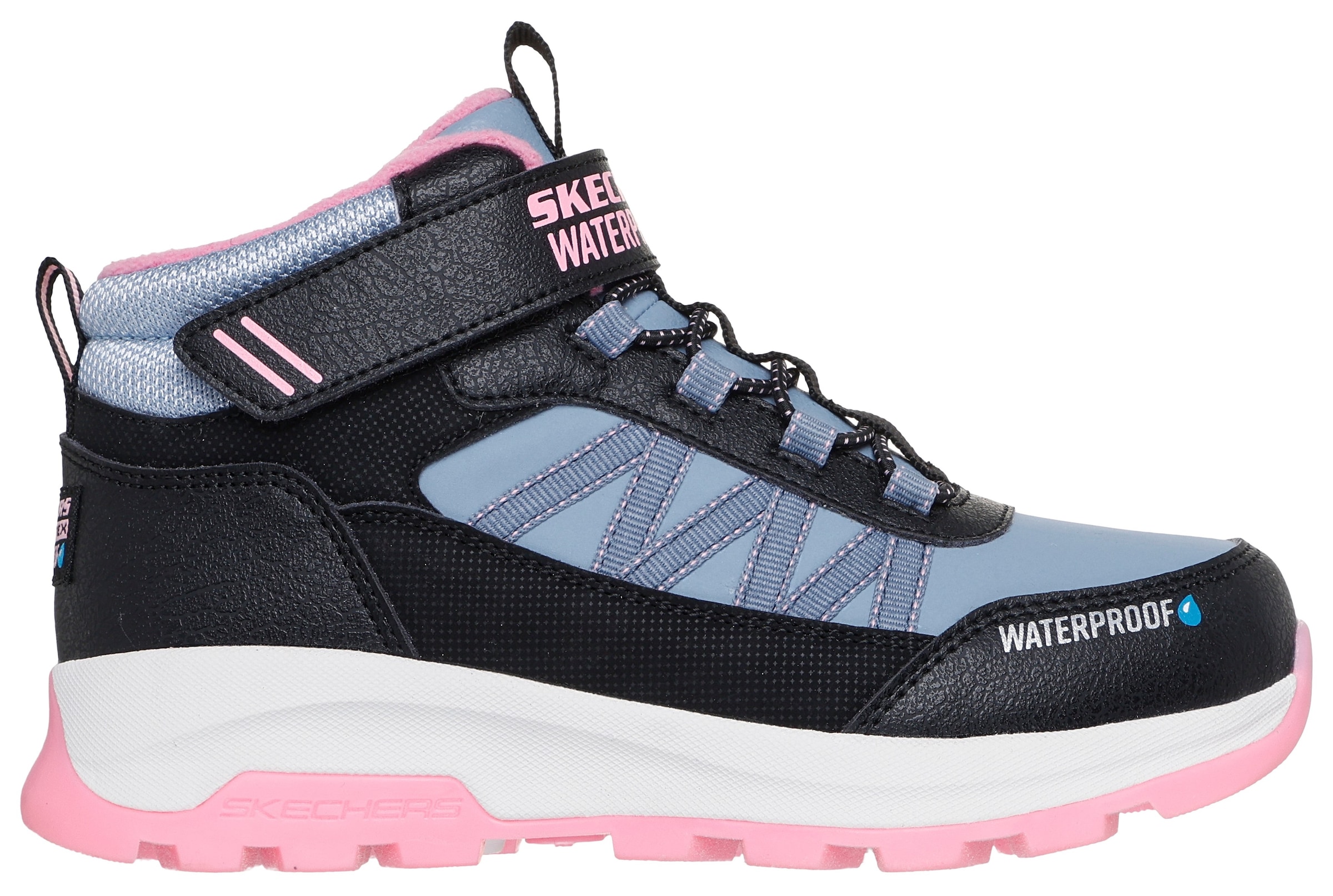 Skechers Klettstiefel »STORM BLAZER«  Winterboots, wasserabweisend, Größenschablone zum Download