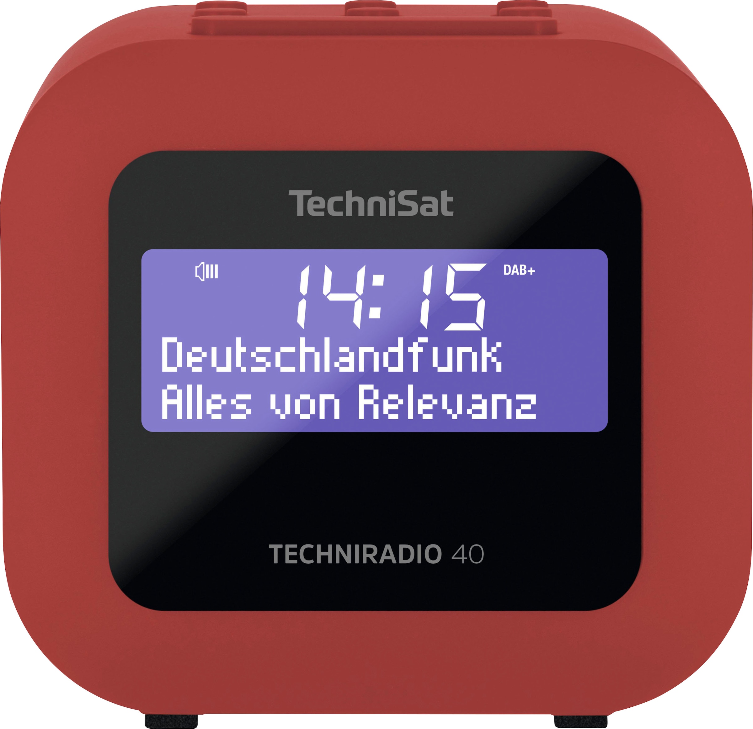 TechniSat Uhrenradio »TECHNIRADIO 40«, (Digitalradio (DAB+)-UKW mit RDS 1,2 W)