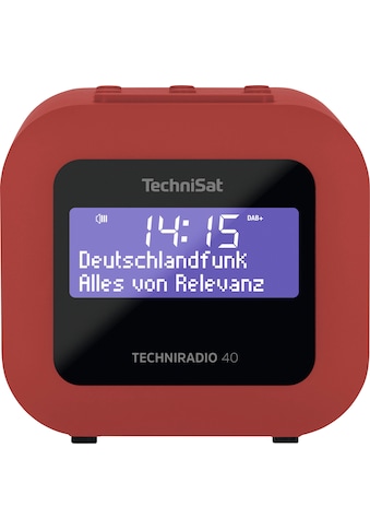 Uhrenradio »TECHNIRADIO 40«, (Digitalradio (DAB+)-UKW mit RDS 1,2 W)