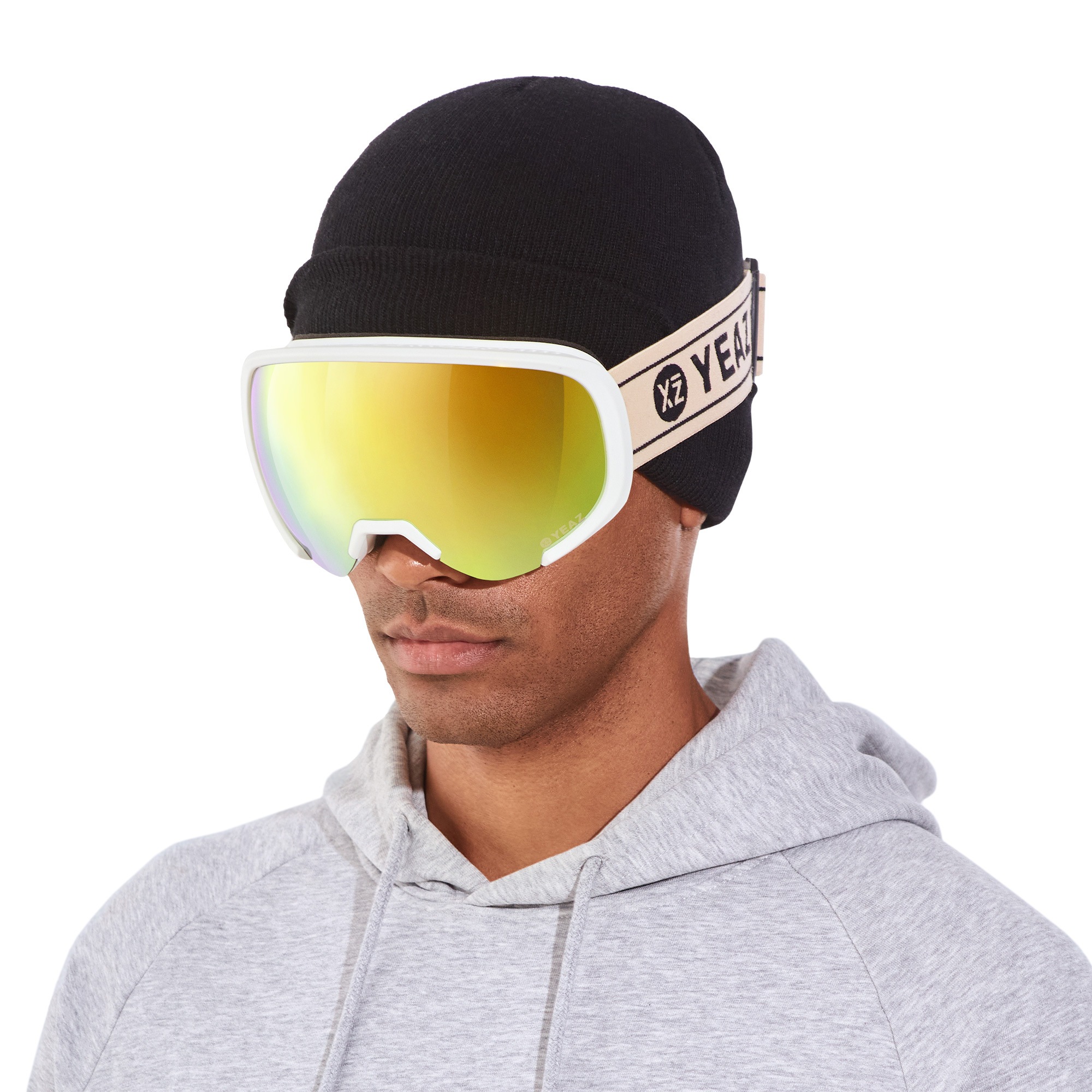 YEAZ Snowboardbrille »Ski- und Snowboard-Brille BLACK RUN«