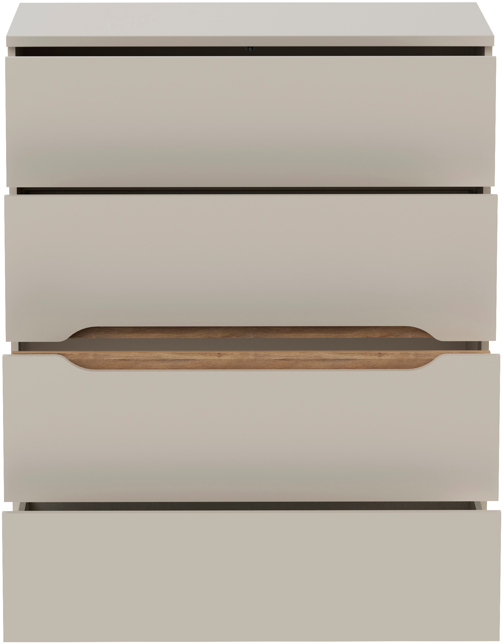 FORTE Hochkommode B/H/T 95,1/114,7/41,5 cm Hochkommode ohne Griffe