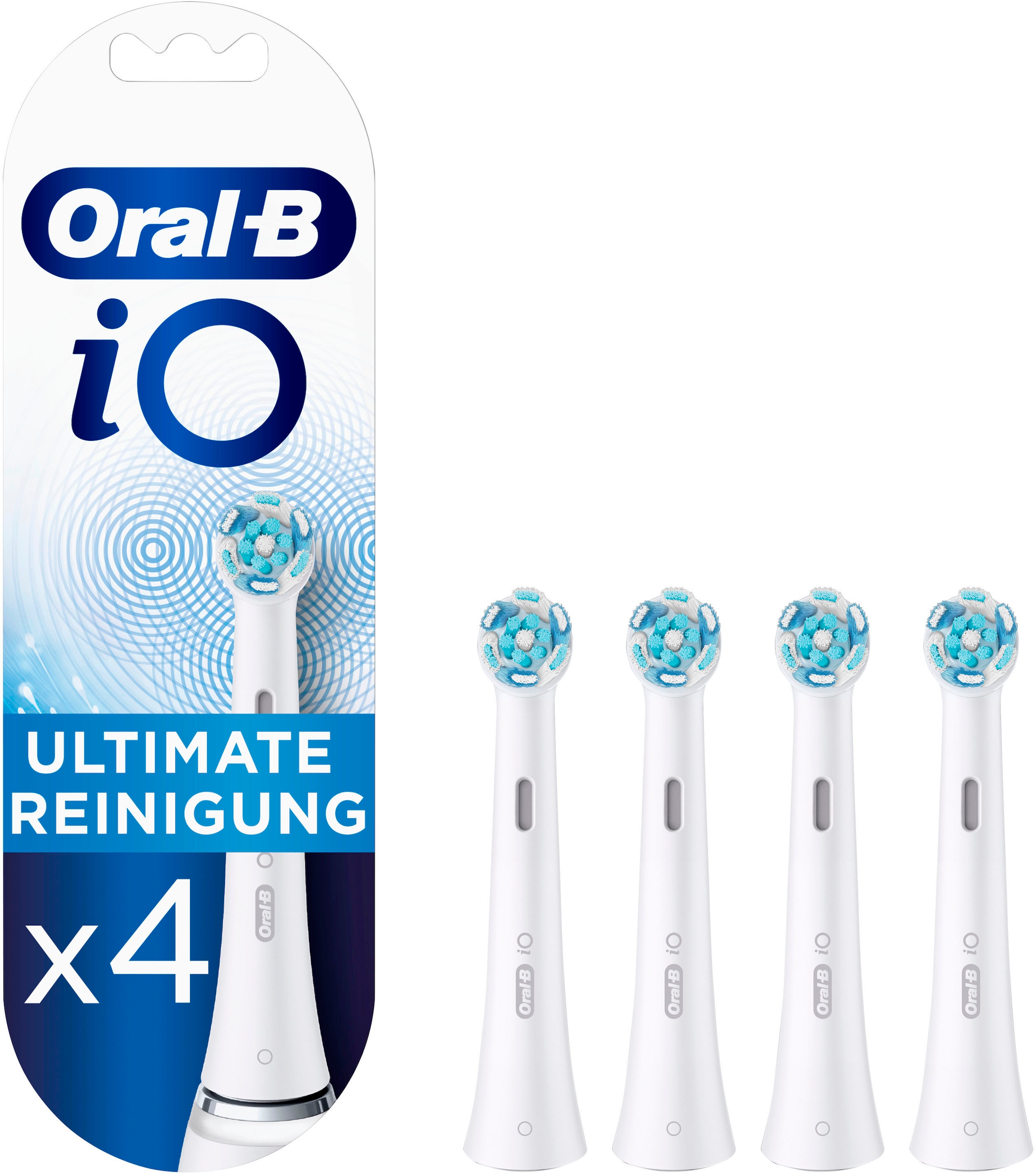 Oral-B Elektrische Zahnbürste »iO 10«, 5 St. Aufsteckbürsten, Magnet-Technologie, iOsense, 7 Putzmodi, Farbdisplay & Lade-Reiseetui