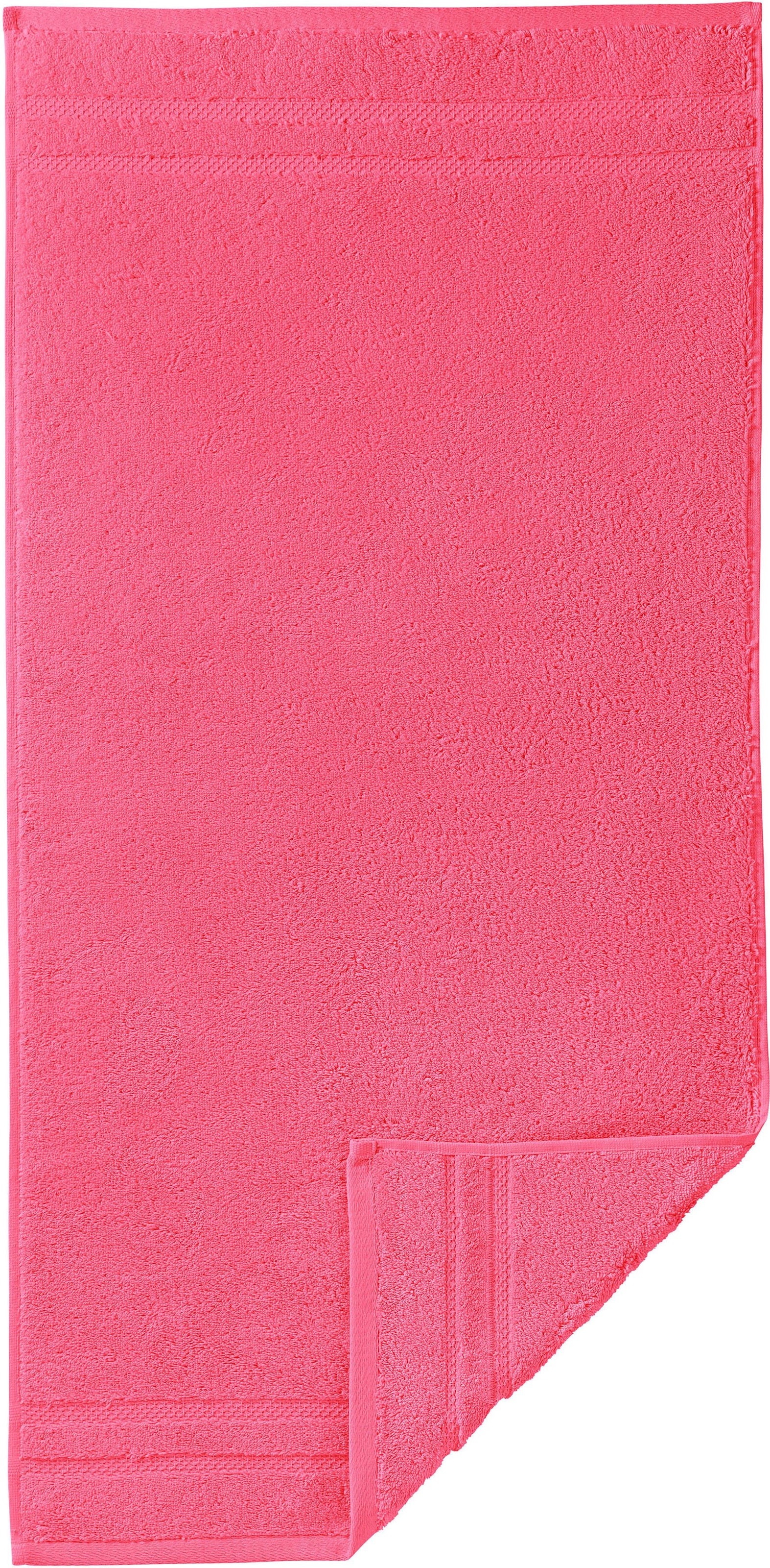 Egeria Handtücher »Micro Touch«, (2 St., 2er Set Handtücher 50 x 100 cm), Streifenbordüre, extrem saugfähig & flauschig, 100% Baumwolle