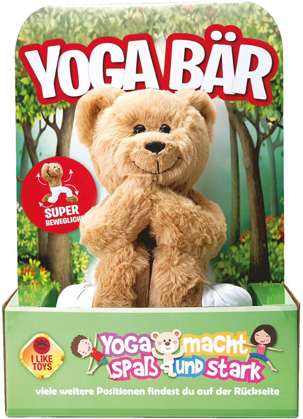 Heinrich Bauer Kuscheltier »Yoga Bär, 32cm«