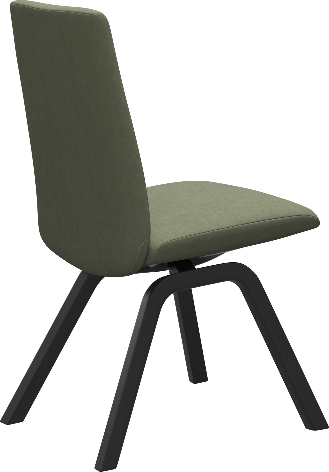 Stressless® Polsterstuhl »Laurel«, Microfaser DINAMICA, Low Back, Größe M, mit schräggestellten Beinen in Schwarz