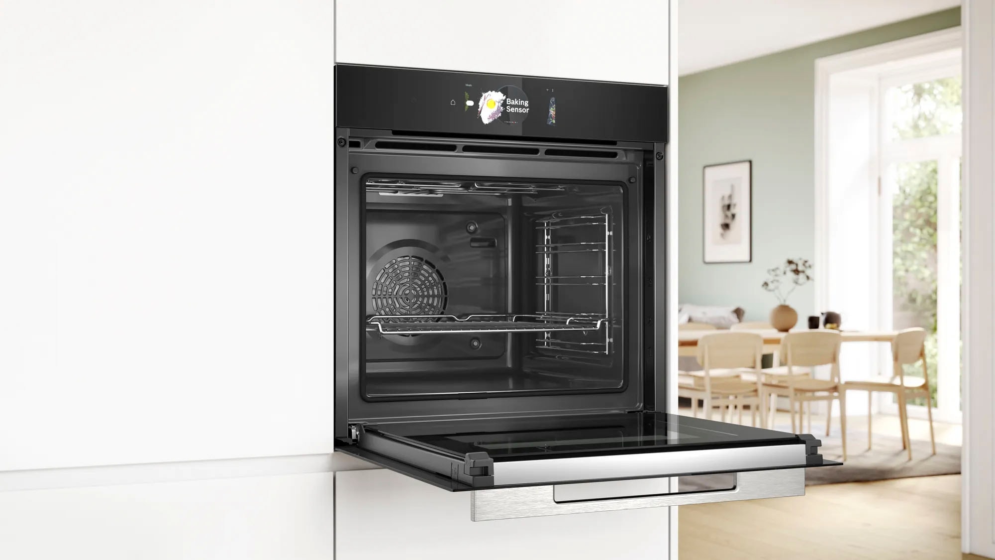 BOSCH Pyrolyse Backofen 8 »HBG7784B1«, mit Teleskopauszug nachrüstbar, Pyrolyse-Selbstreinigung, AirFry-Funktion