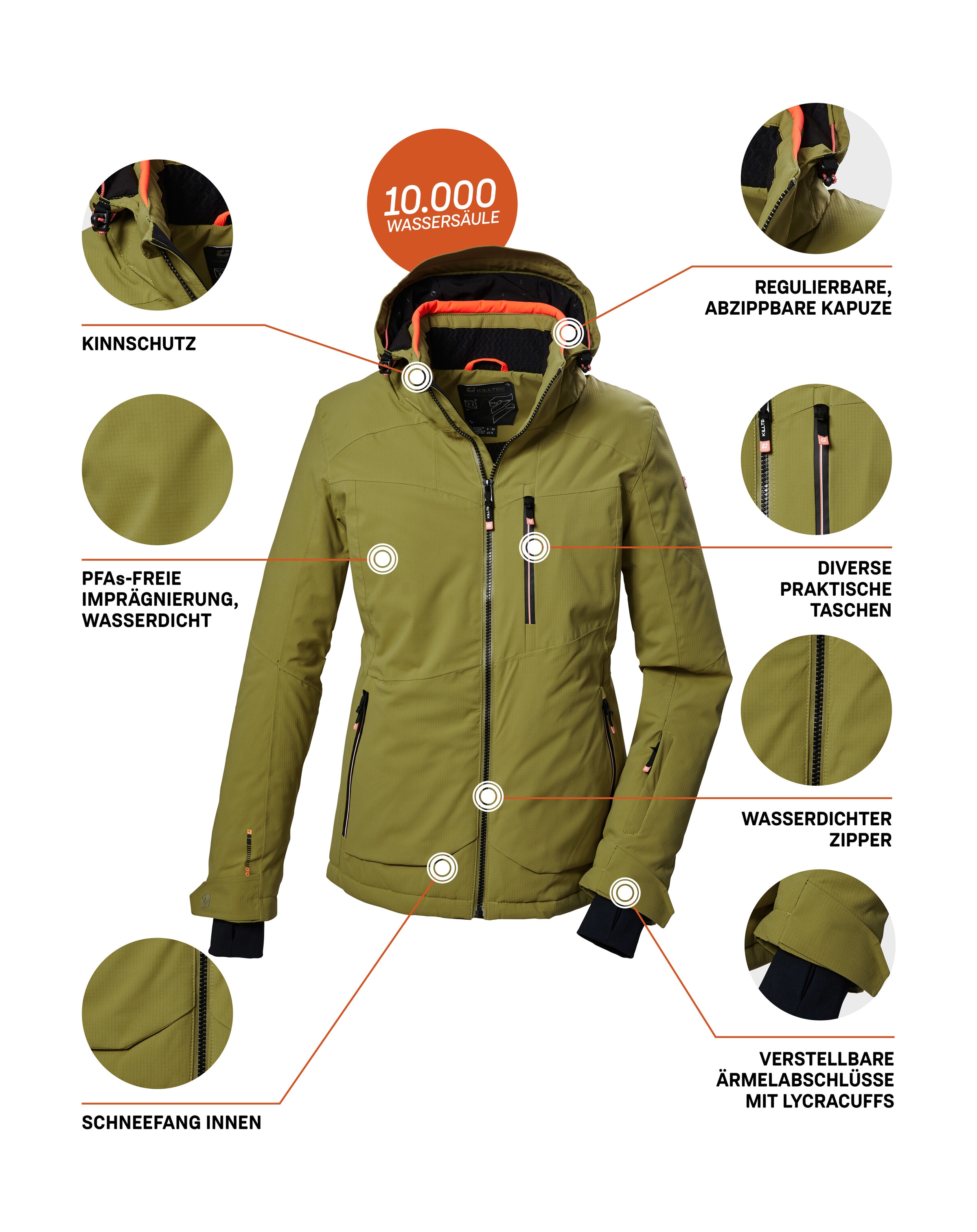 Killtec Skijacke »KSW 36 WMN SKI JCKT«