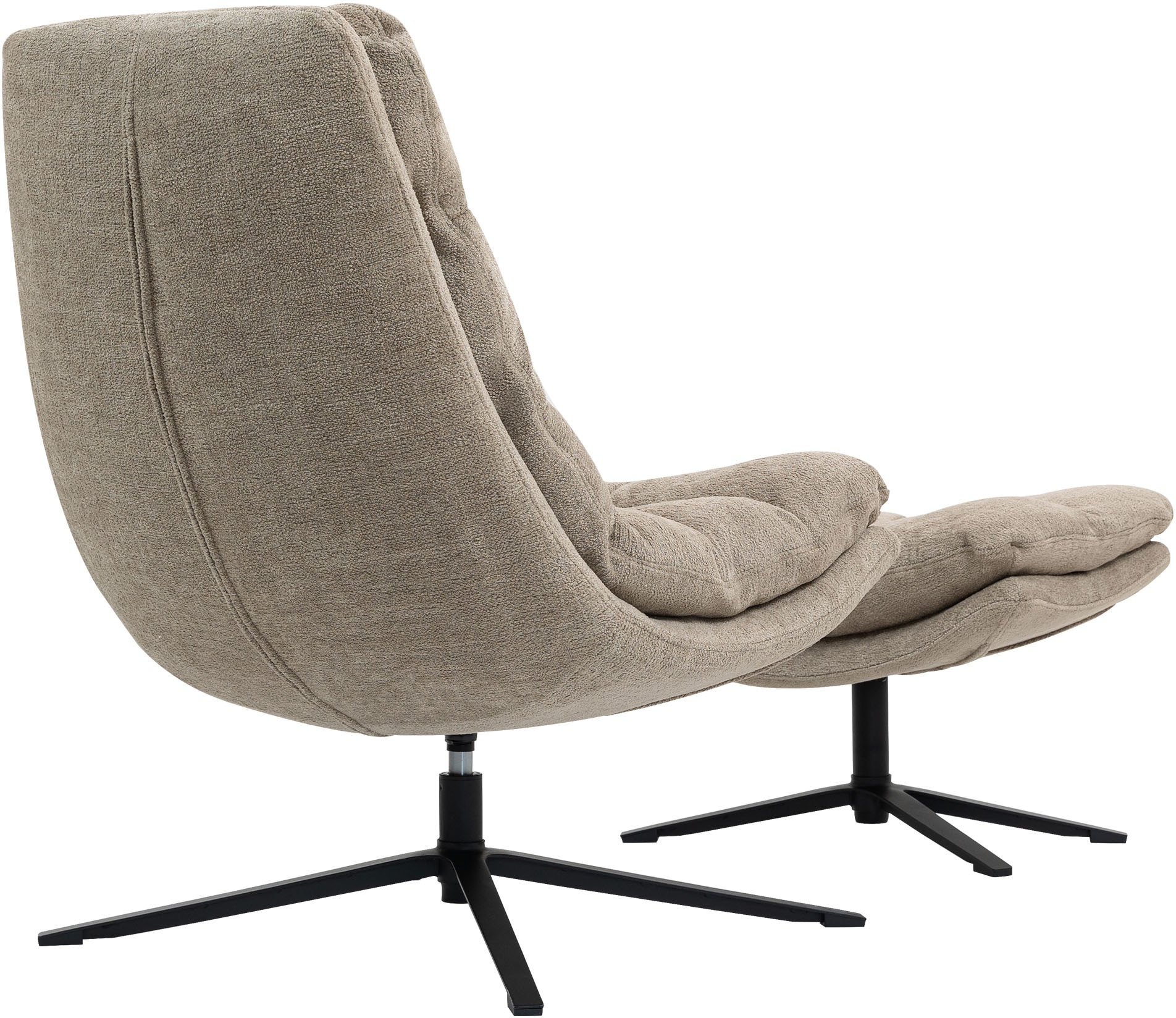 Duo Collection Relaxsessel »Porto« 360° drehbar, doppelte Polsterung, mit Hocker, bis 115 kg belastbar